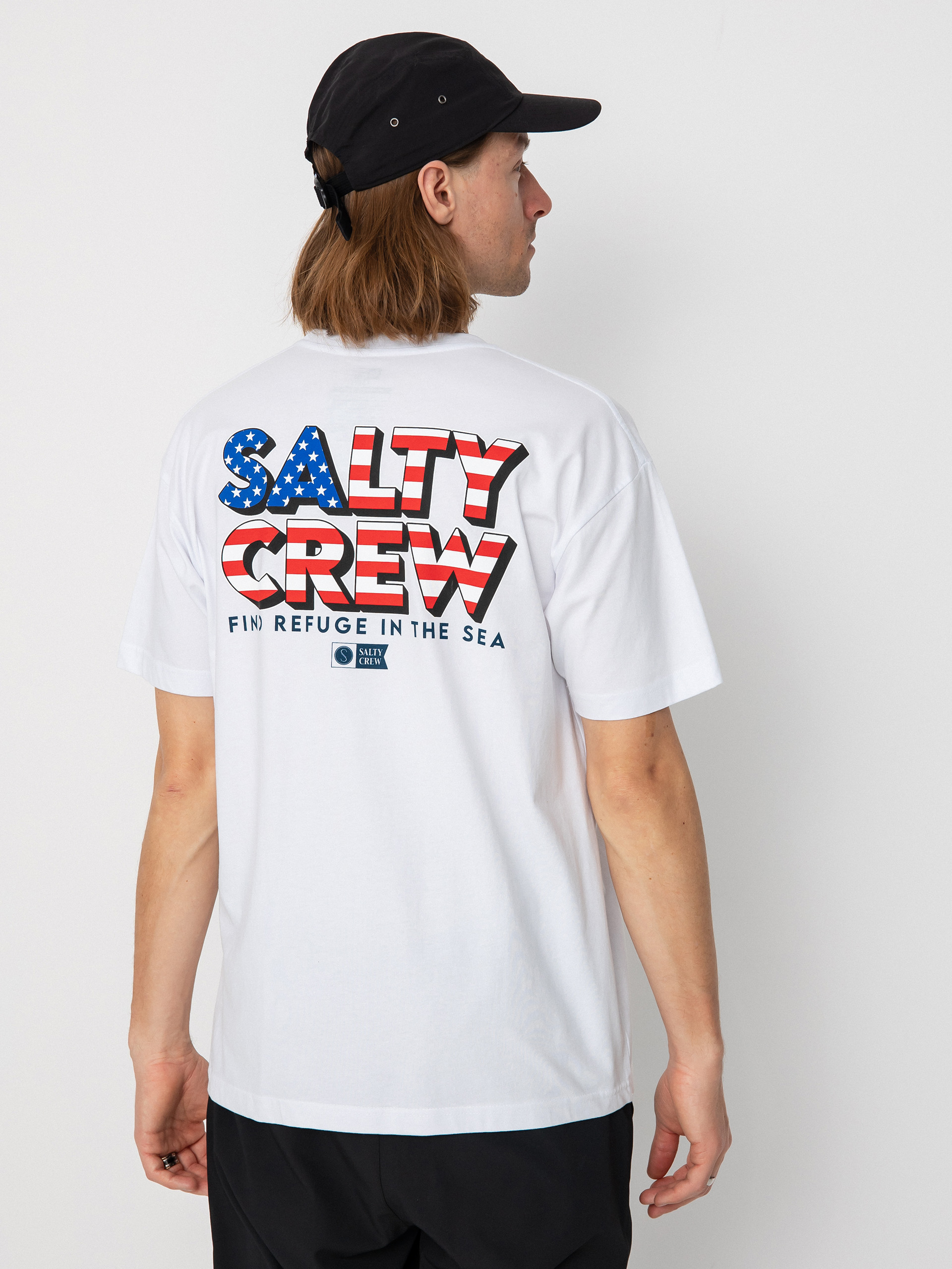 Tricou Salty Crew Stars And Stripes Prem (white)