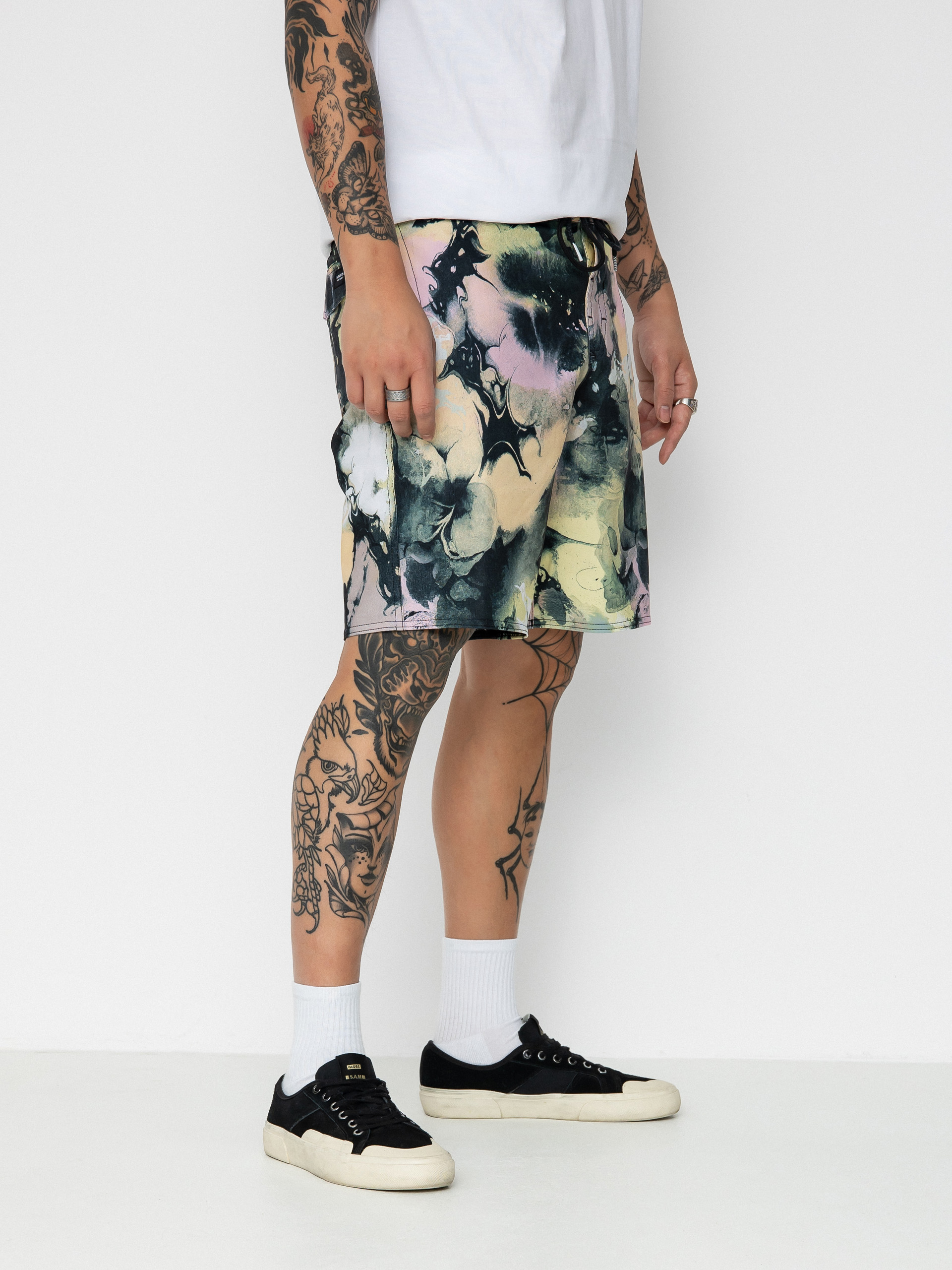 Șort pentru plajă Volcom Skulli Wash Stoney 19 (dawn yellow)