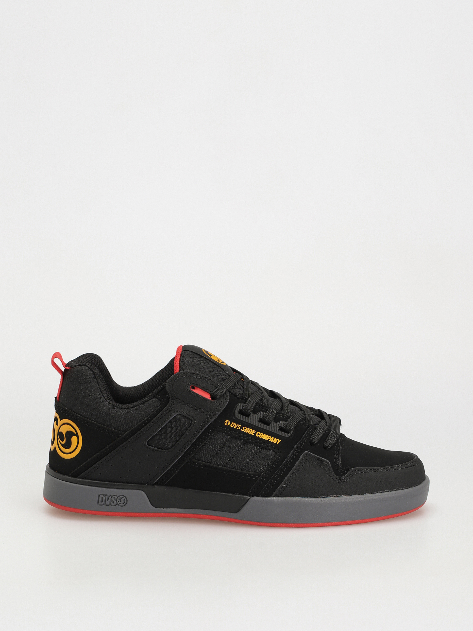 Pantofi DVS Comanche 2.0+ (black yellow red nubuck)