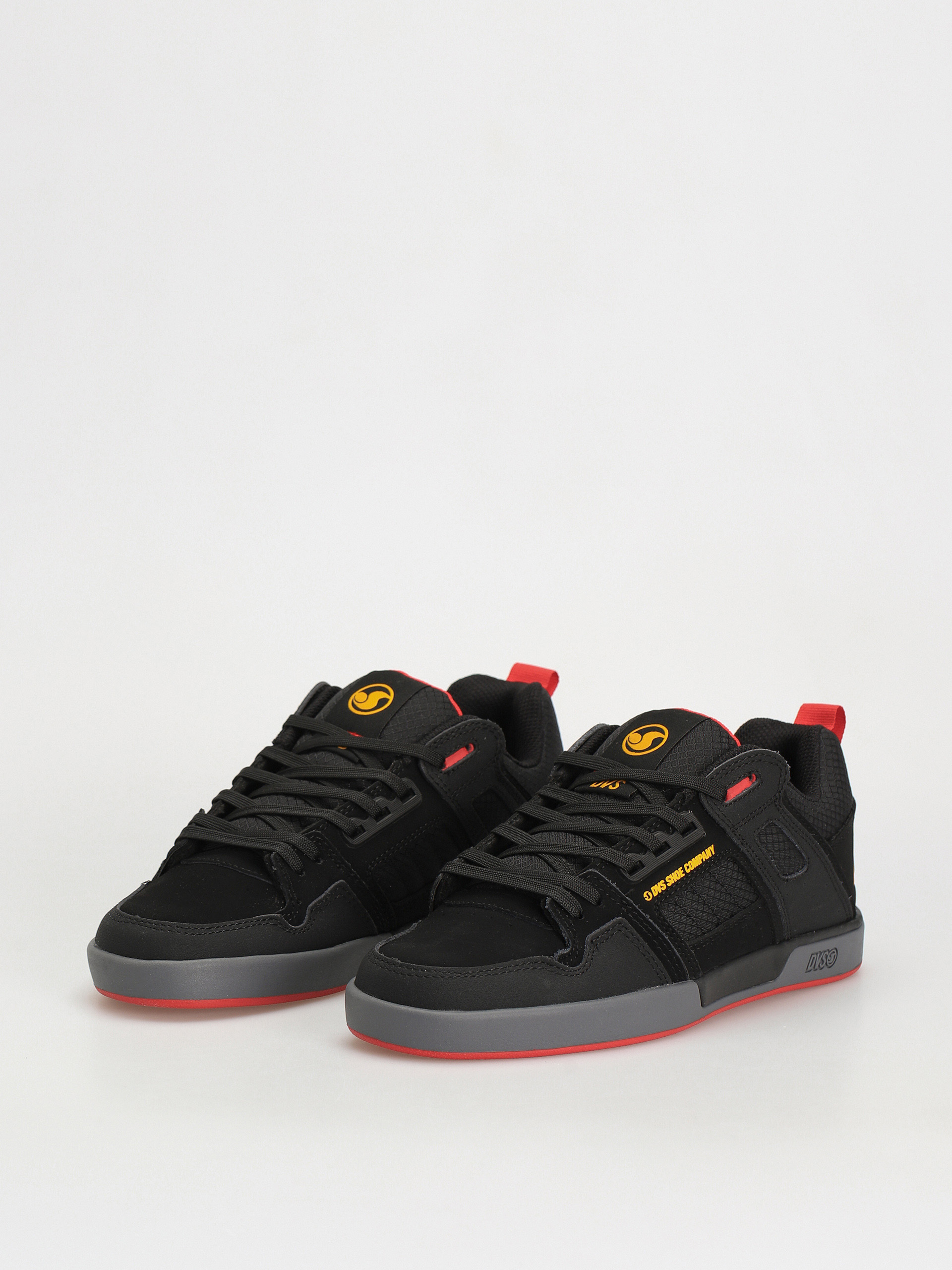 Pantofi DVS Comanche 2.0+ (black yellow red nubuck)