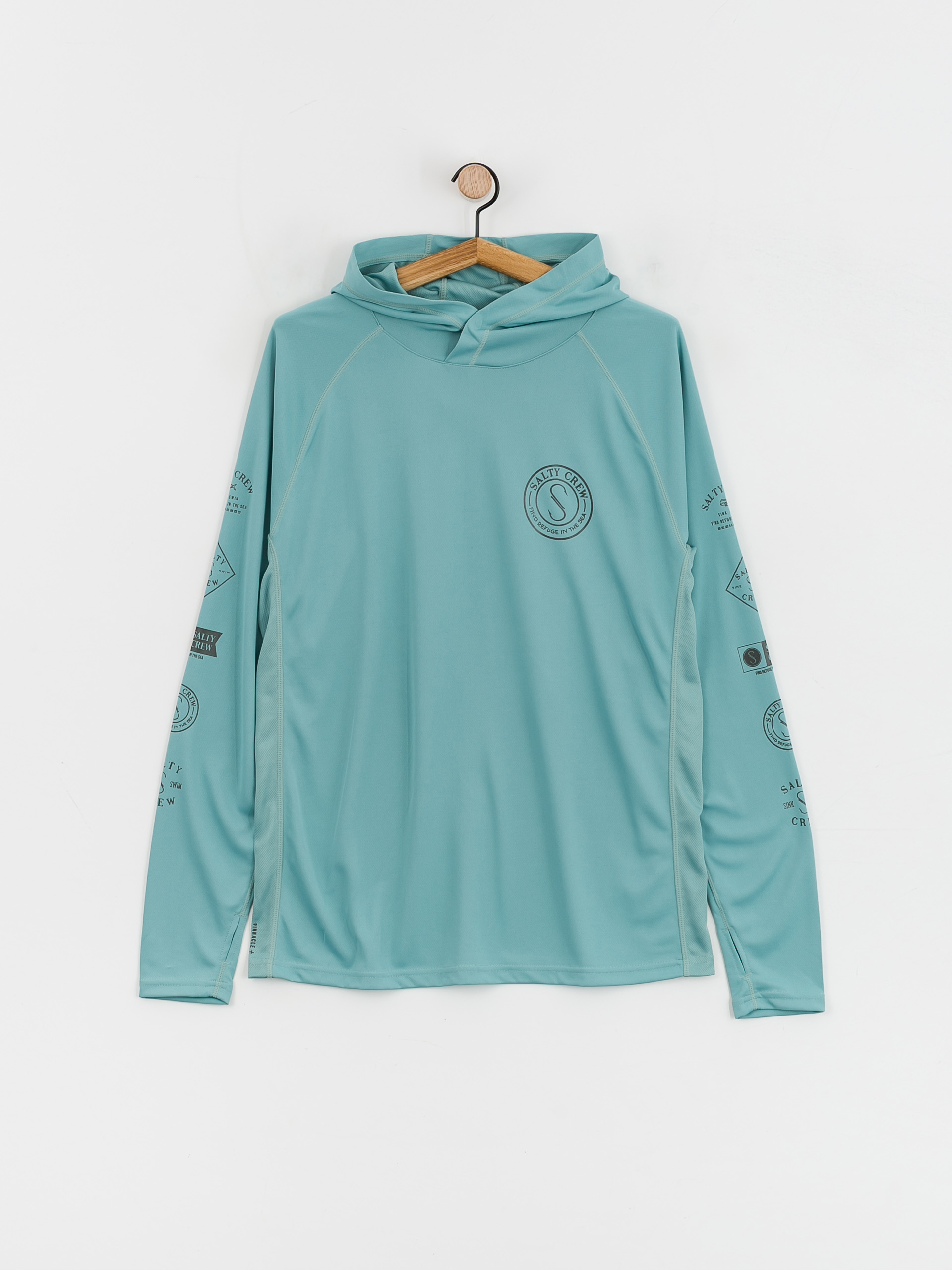 Longsleeve Salty Crew Palomar 2 Pinnacle Uv Hood (dark aqua)