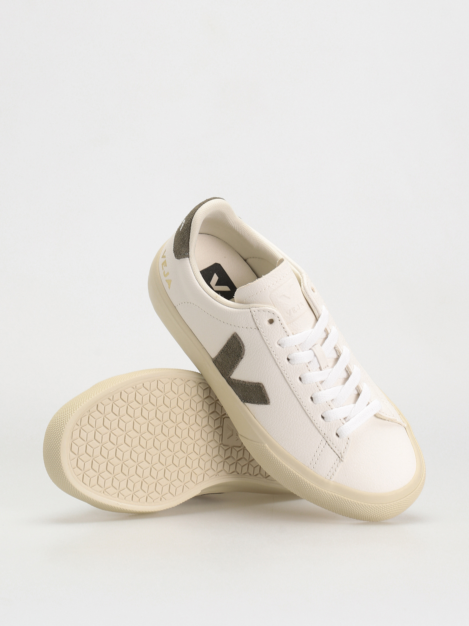 Pantofi Veja Campo Wmn (extra white khaki)