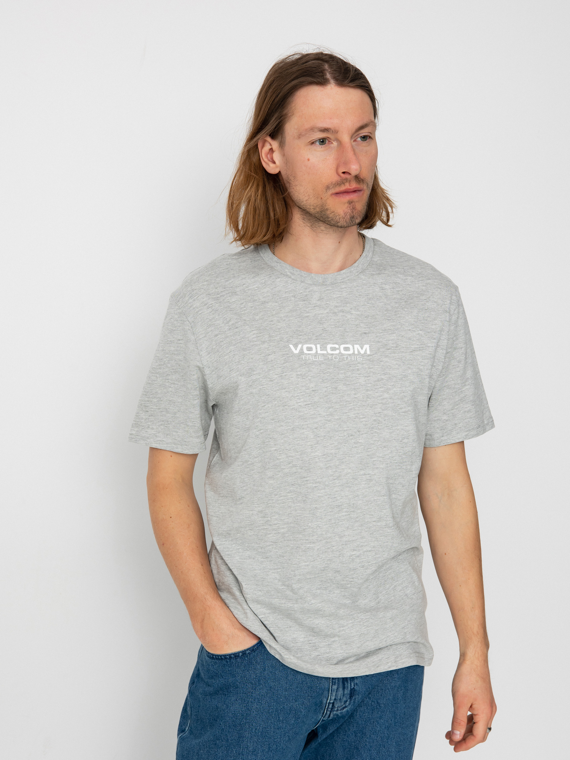 Tricou Volcom Neweuro Bsc (heather grey)