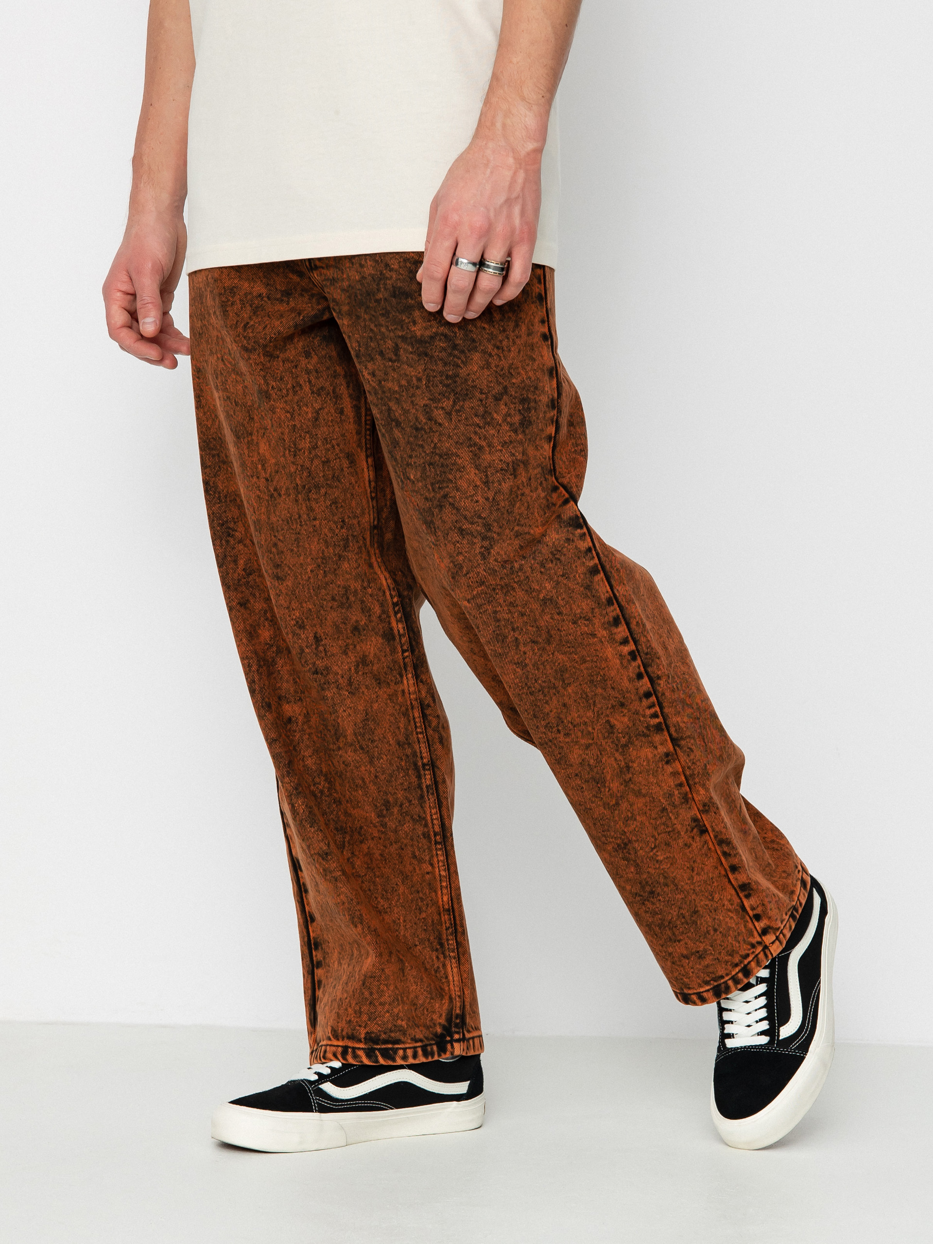 Pantaloni Vans Covina 5Pckt Baggy Denim (scarlet ibis)