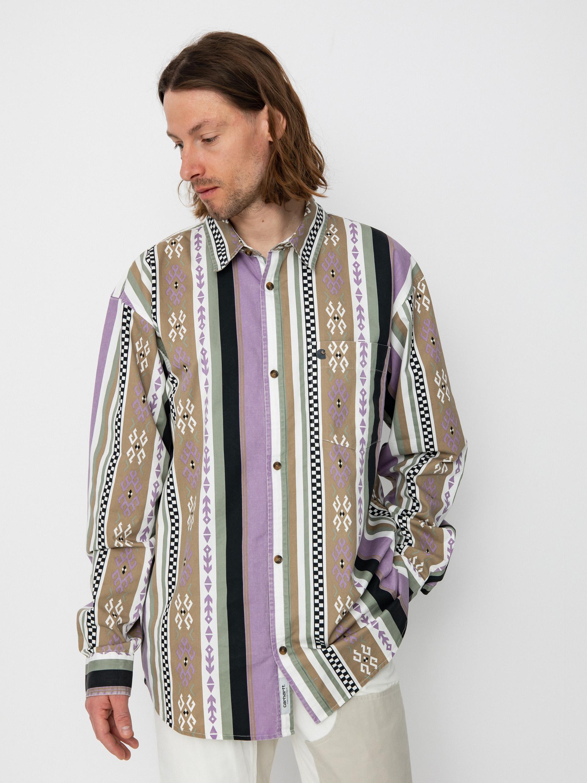 Cămașă Carhartt WIP Coba Stripe (coba stripe violanda/soot)