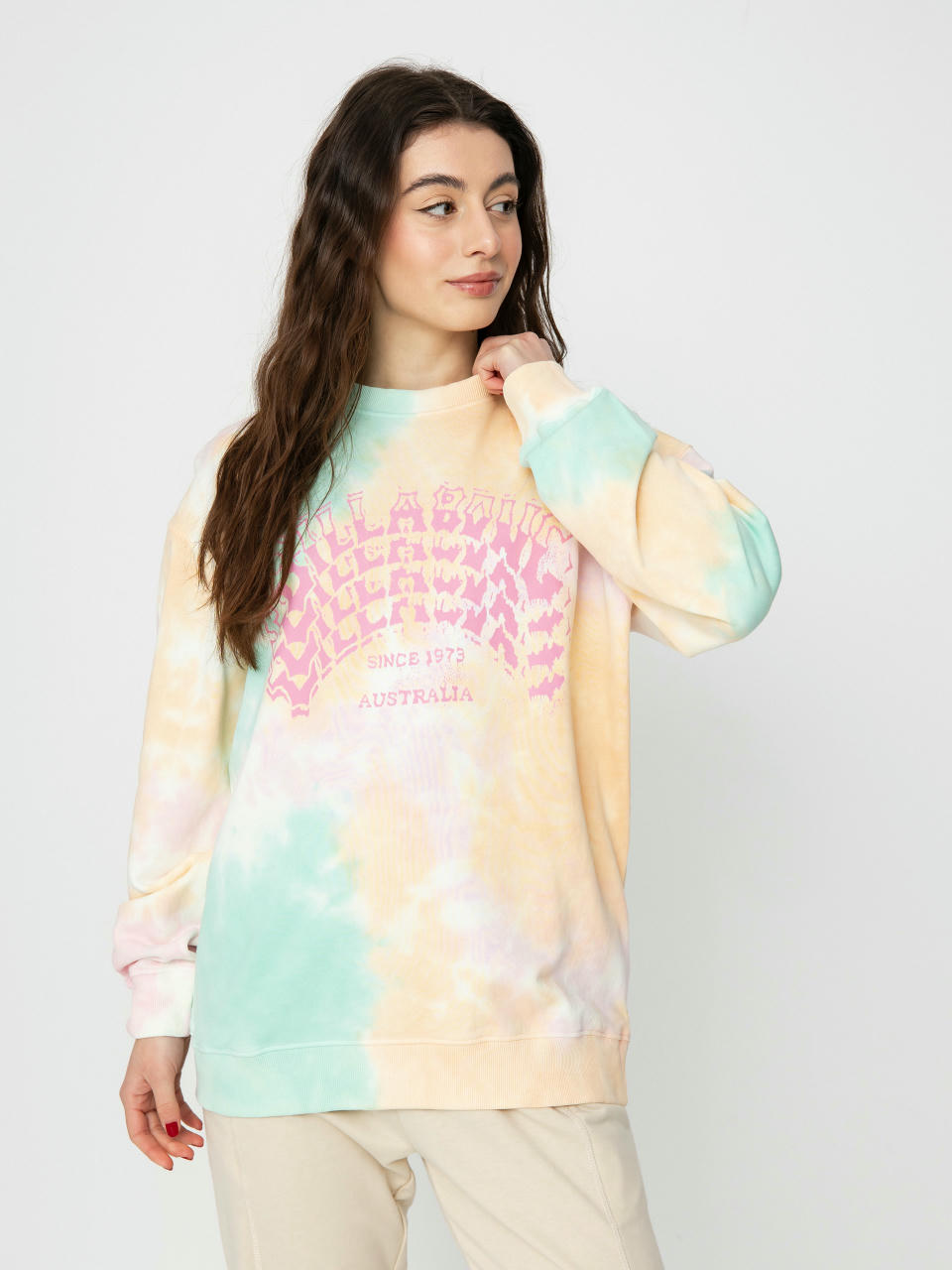 Hanorac Billabong Archstack Crew Wmn (tie dye)