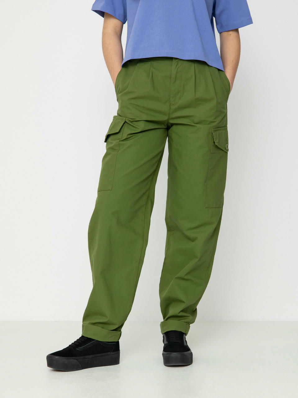 Pantaloni Carhartt WIP Collins Wmn (kiwi)