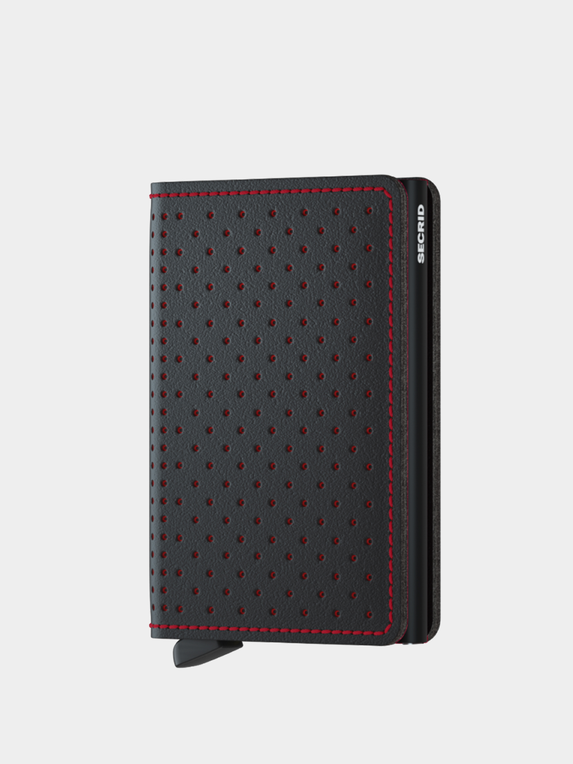 Portofel Secrid Slimwallet (perforated black red)