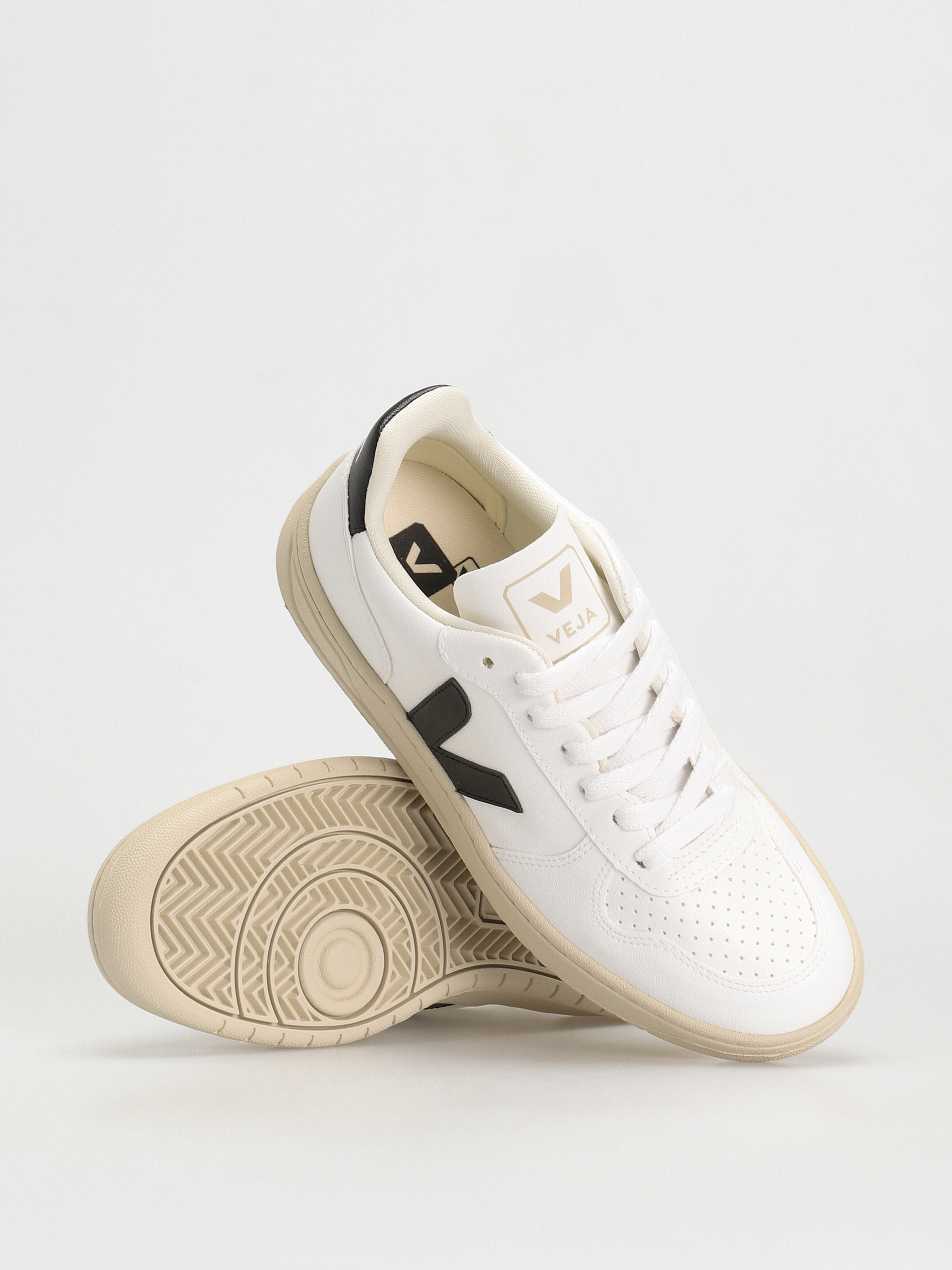 Pantofi Veja V-10 Wmn (white black)