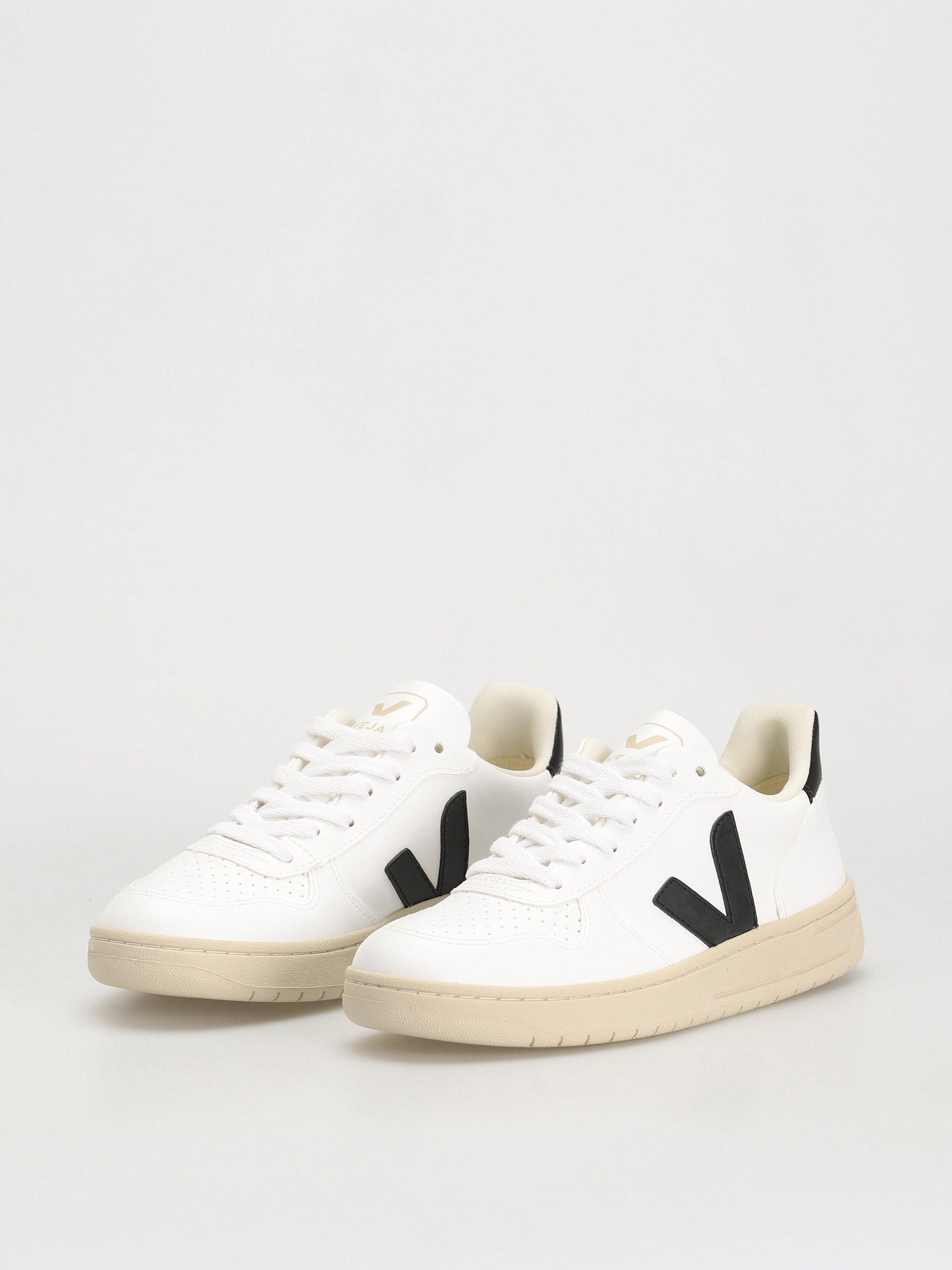 Pantofi Veja V-10 Wmn (white black)