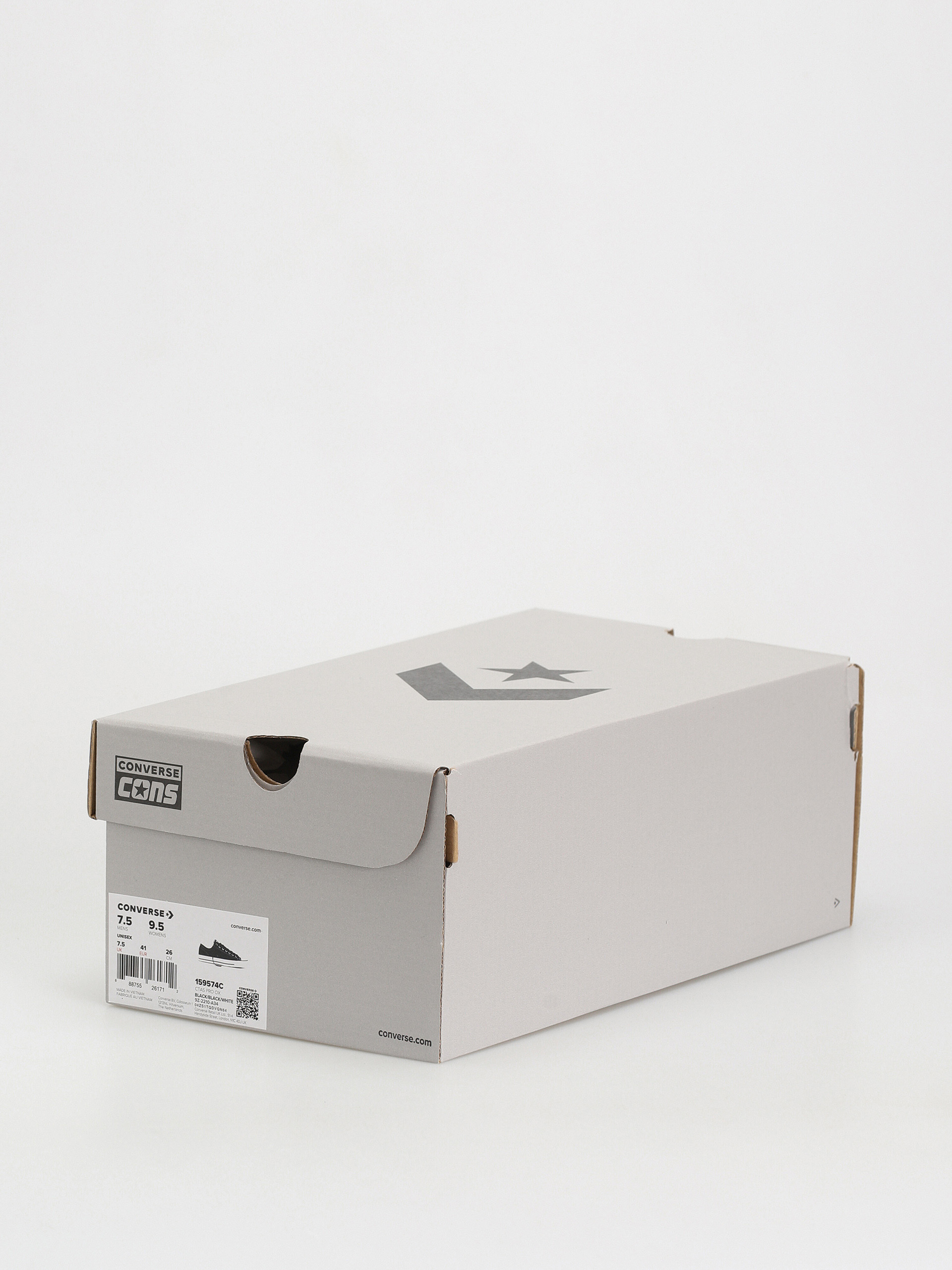 Pantofi Converse Trampki Chuck Taylor All Star Pro Ox (black/black/white)