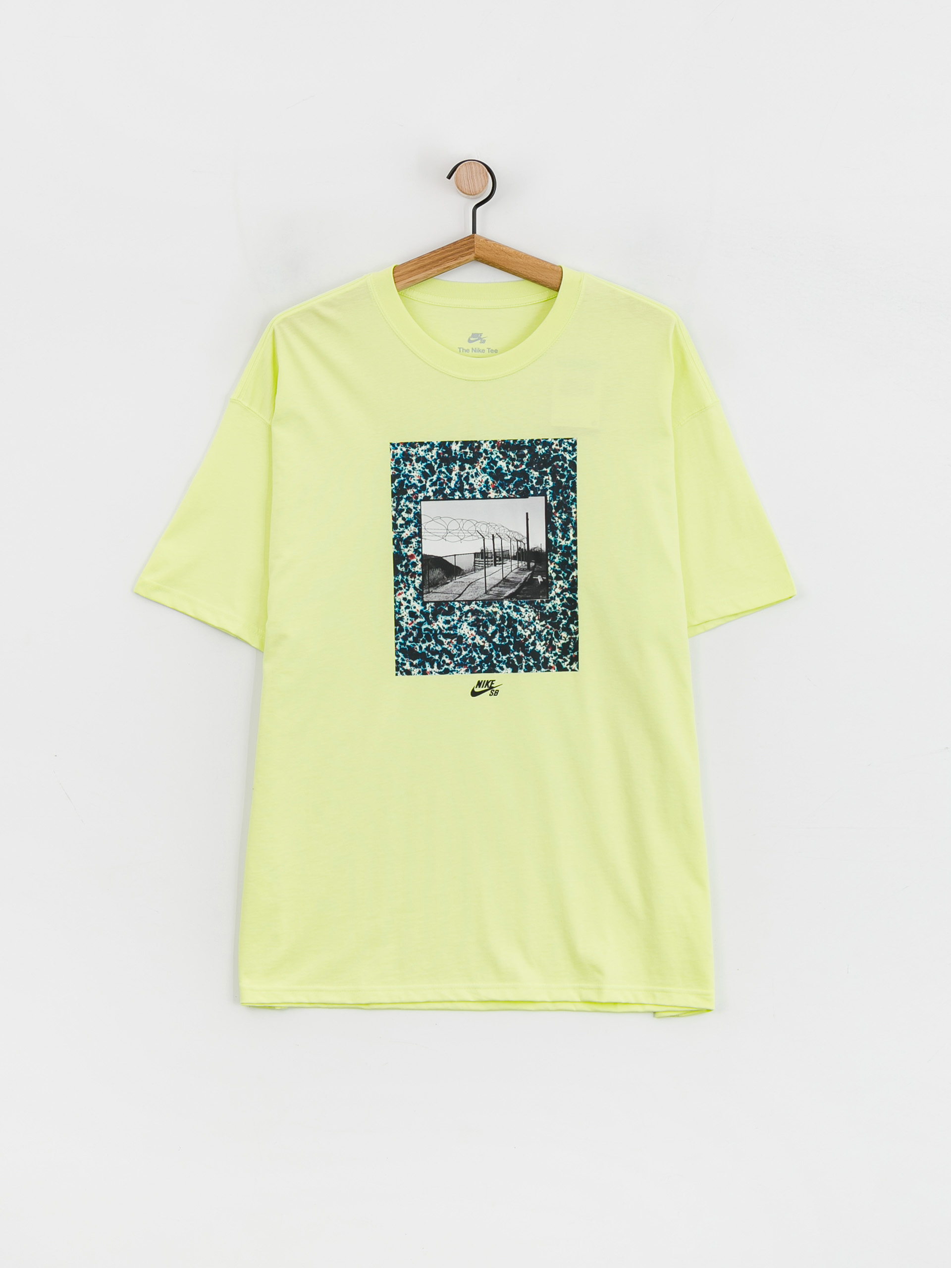 Tricou Nike SB Skatespot (lt lemon twist)
