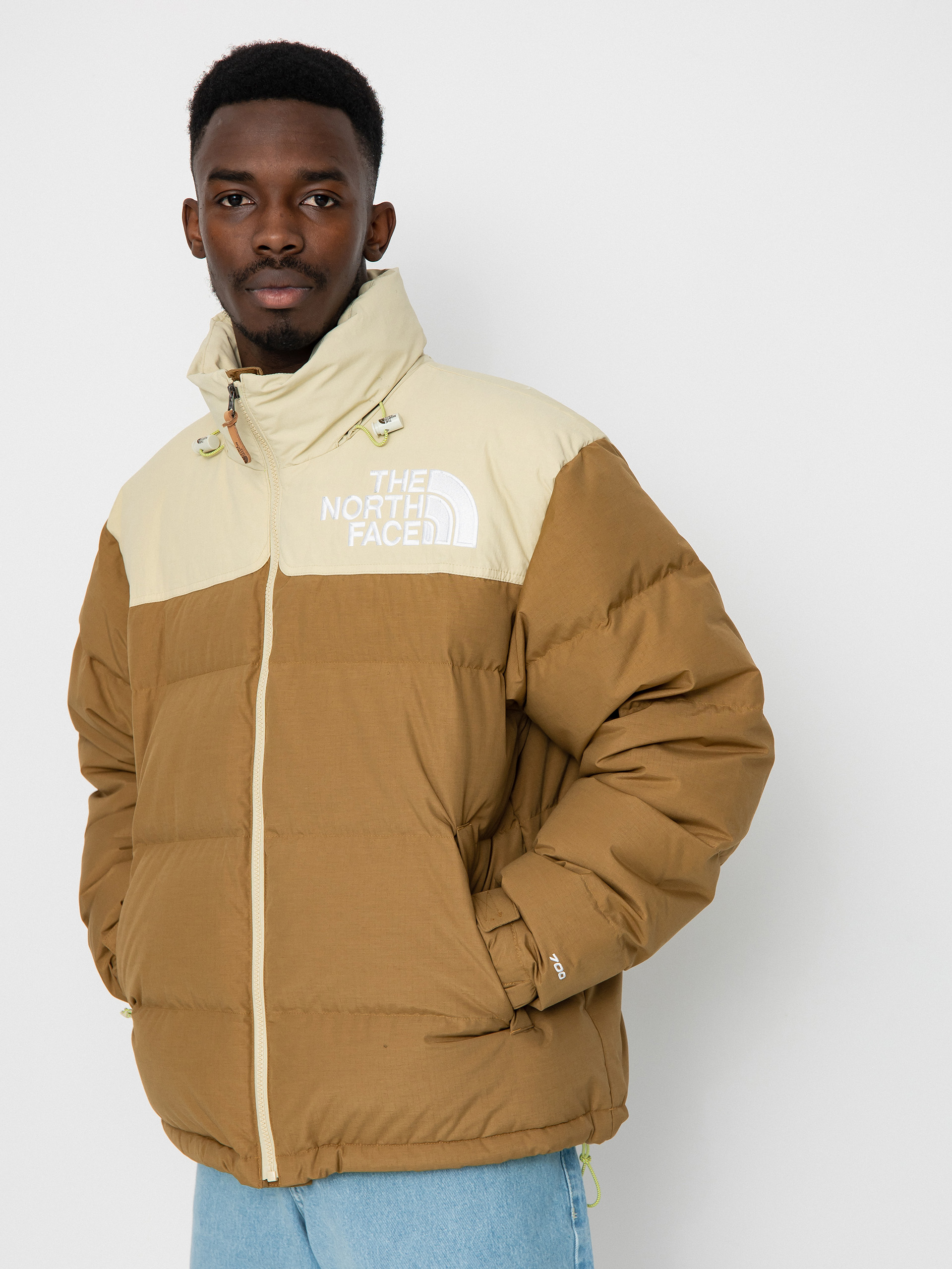 Geacă The North Face 92 Low-Fi Hi-Tek Nuptse (utility brown/gravel)