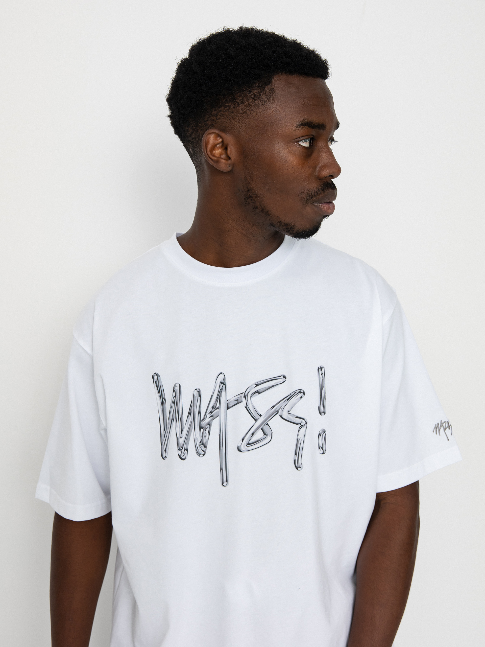 Tricou MassDnm Chrome (white)