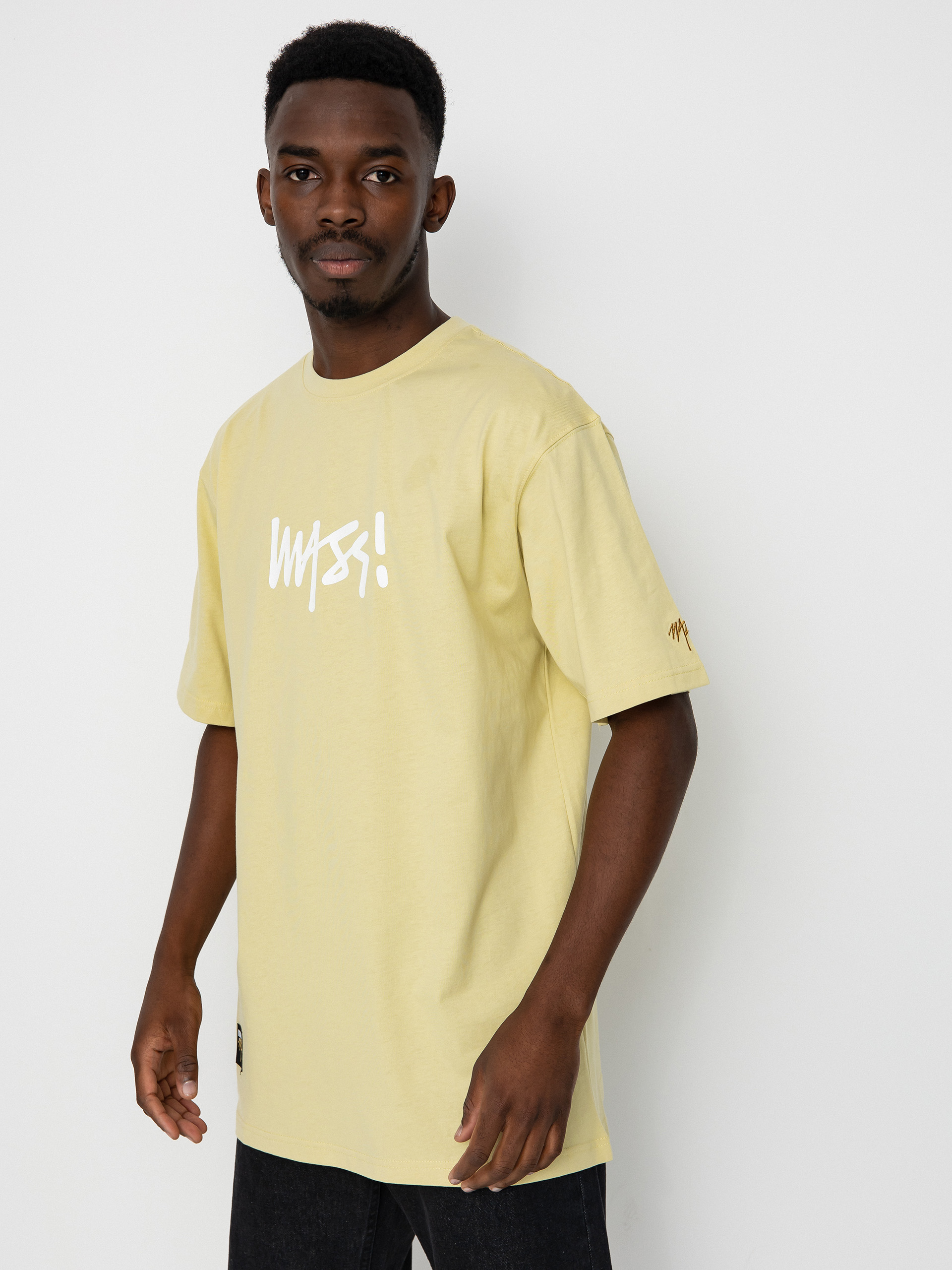 Tricou MassDnm Signature Medium Logo (sand)