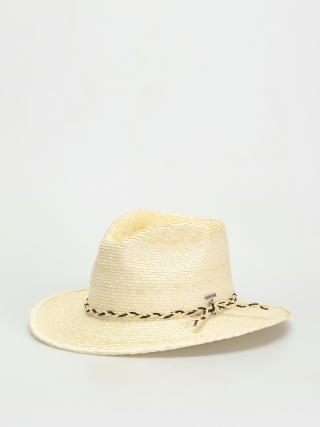 Pălărie Brixton Messer Western Straw Fedora (natural)