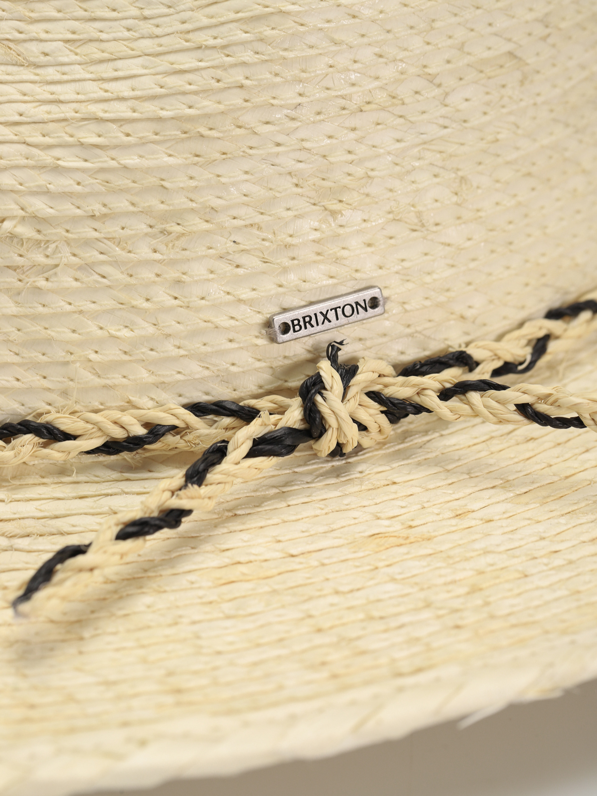 Pălărie Brixton Messer Western Straw Fedora (natural)