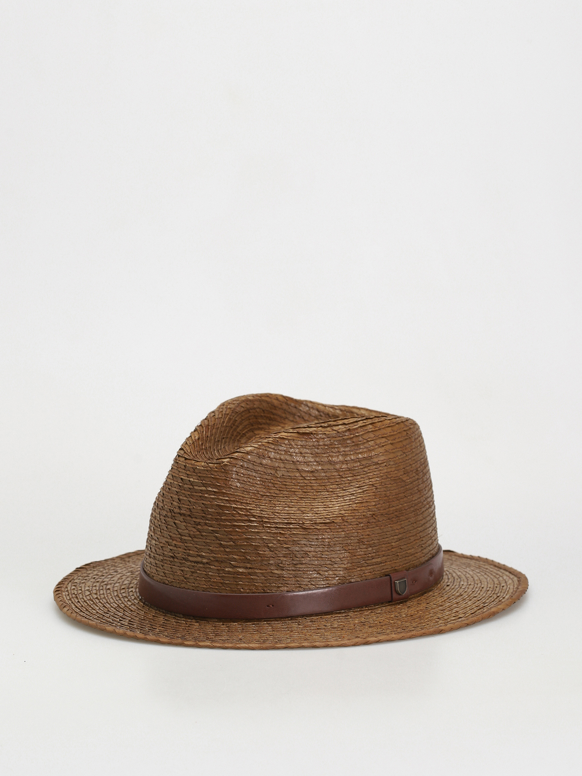 Pu0103lu0103rie Brixton Messer Straw Fedora (toffee)