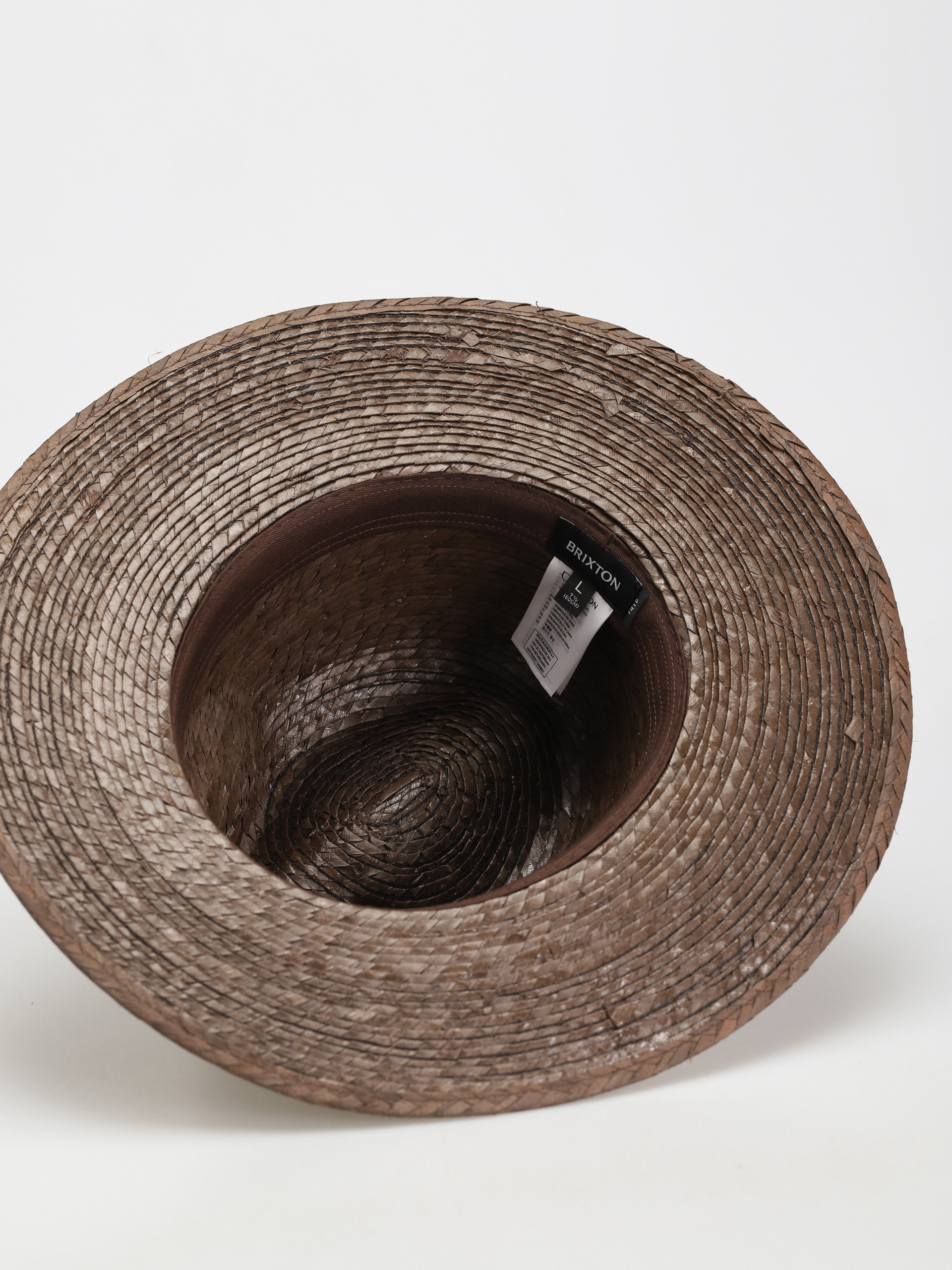 Pălărie Brixton Field Proper Straw Hat (dark earth/natural)