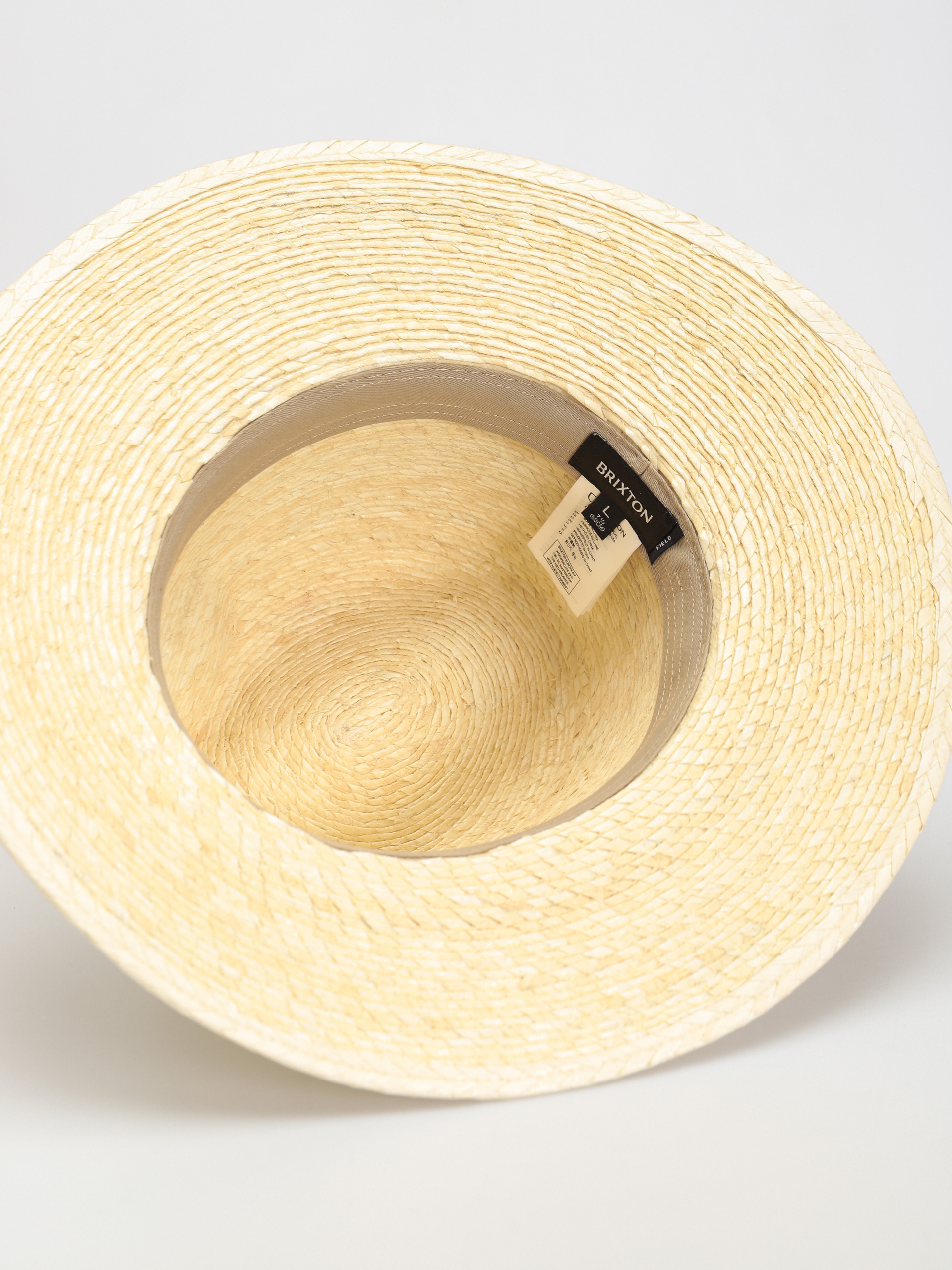 Pălărie Brixton Field Proper Straw Hat (natural/brown)