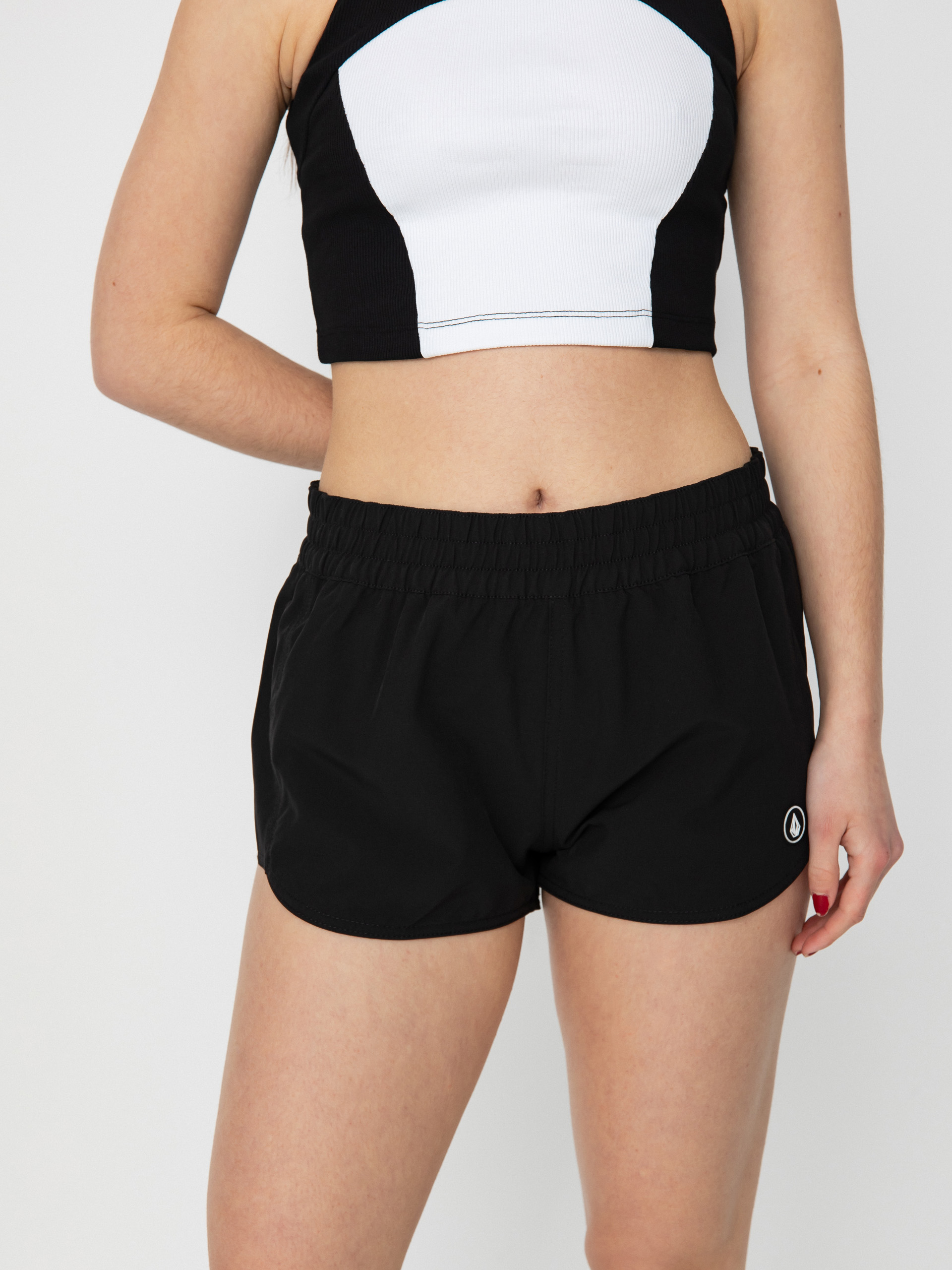 u0218ort pentru plaju0103 Volcom Simply Solid 2 Wmn (black)