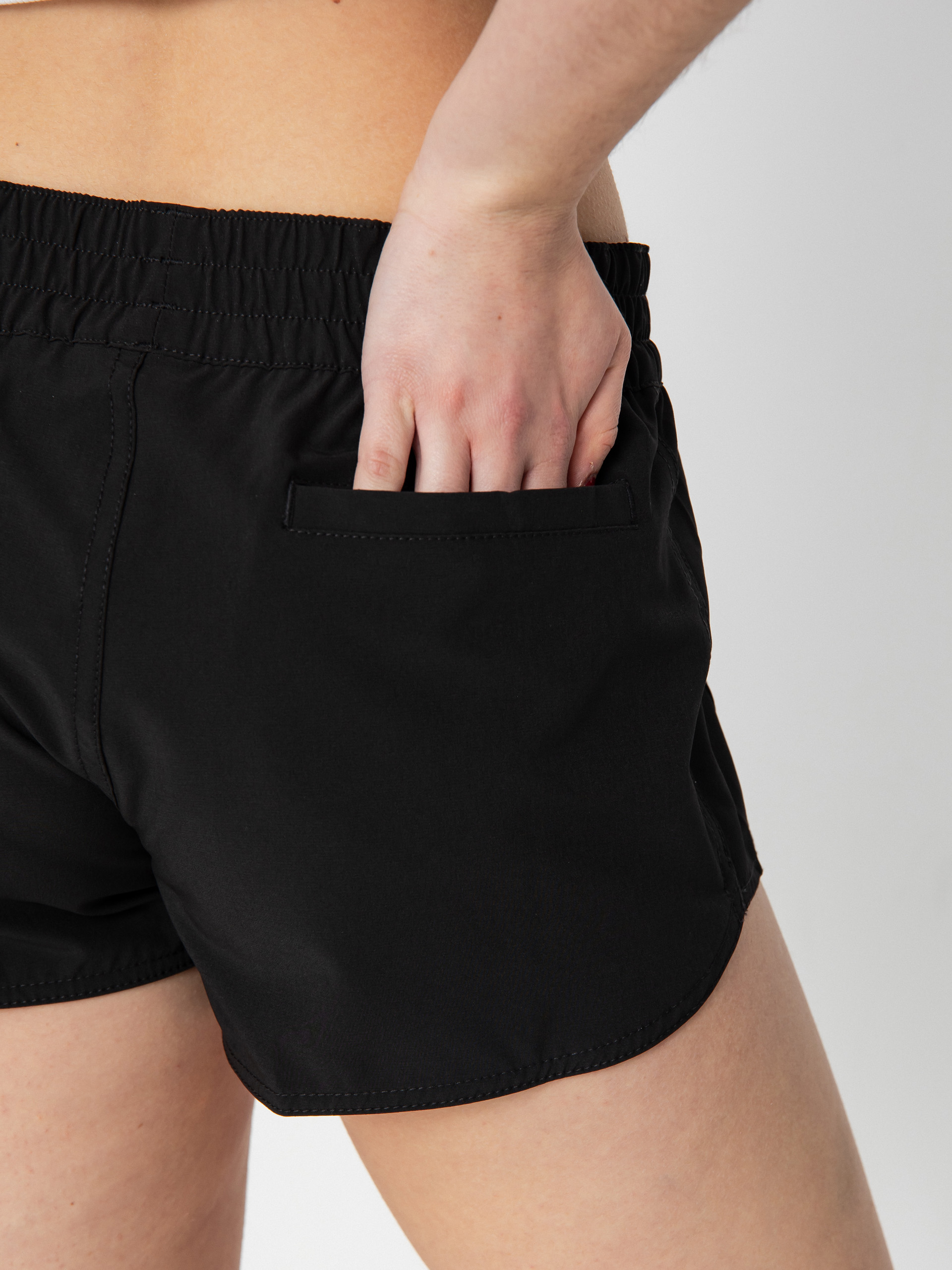 Șort pentru plajă Volcom Simply Solid 2 Wmn (black)