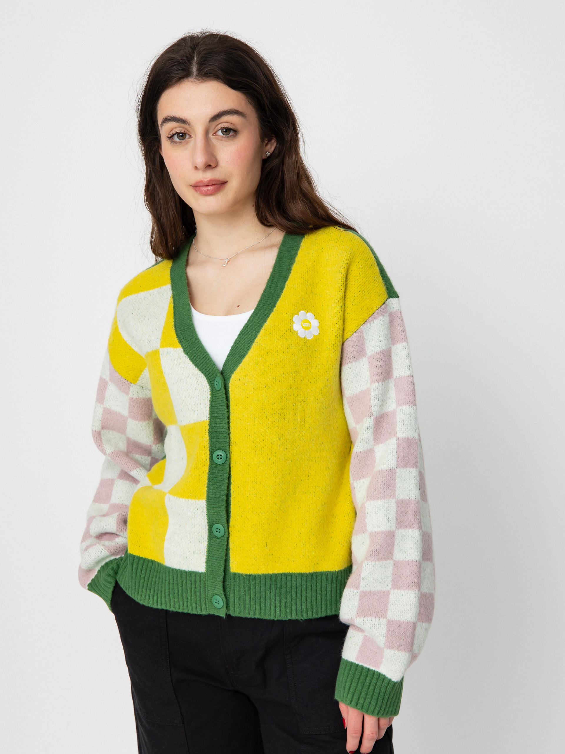 Pulover Vans Oversized Floral Cardigan (oversized floral fairway)