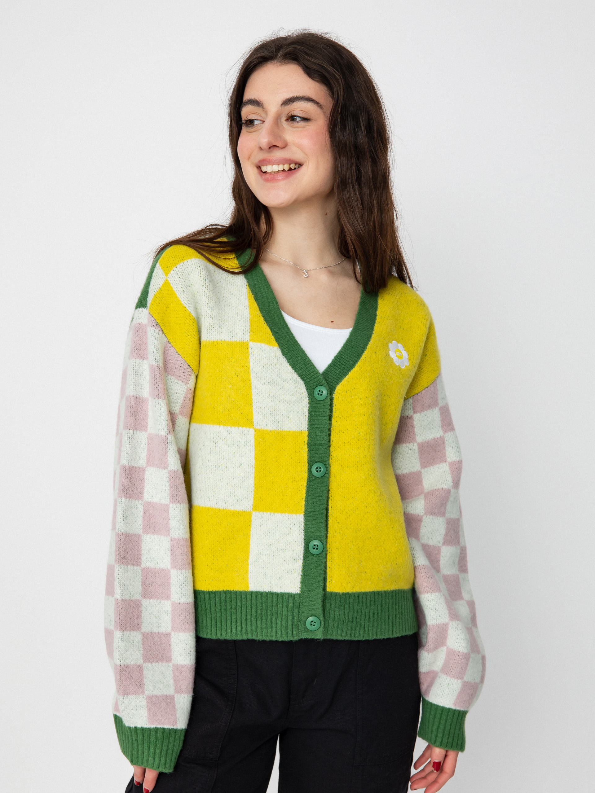 Pulover Vans Oversized Floral Cardigan (oversized floral fairway)