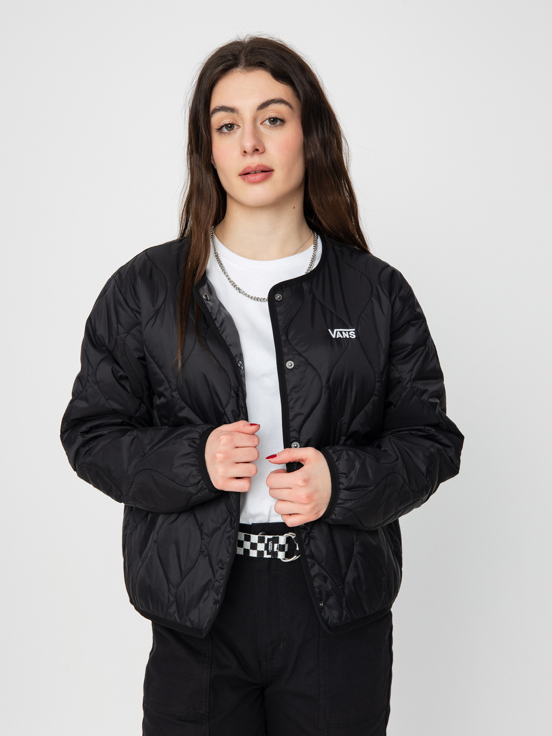 Geacă Vans Forces Reversible Liner Wmn (dusk downer black/asphalt)