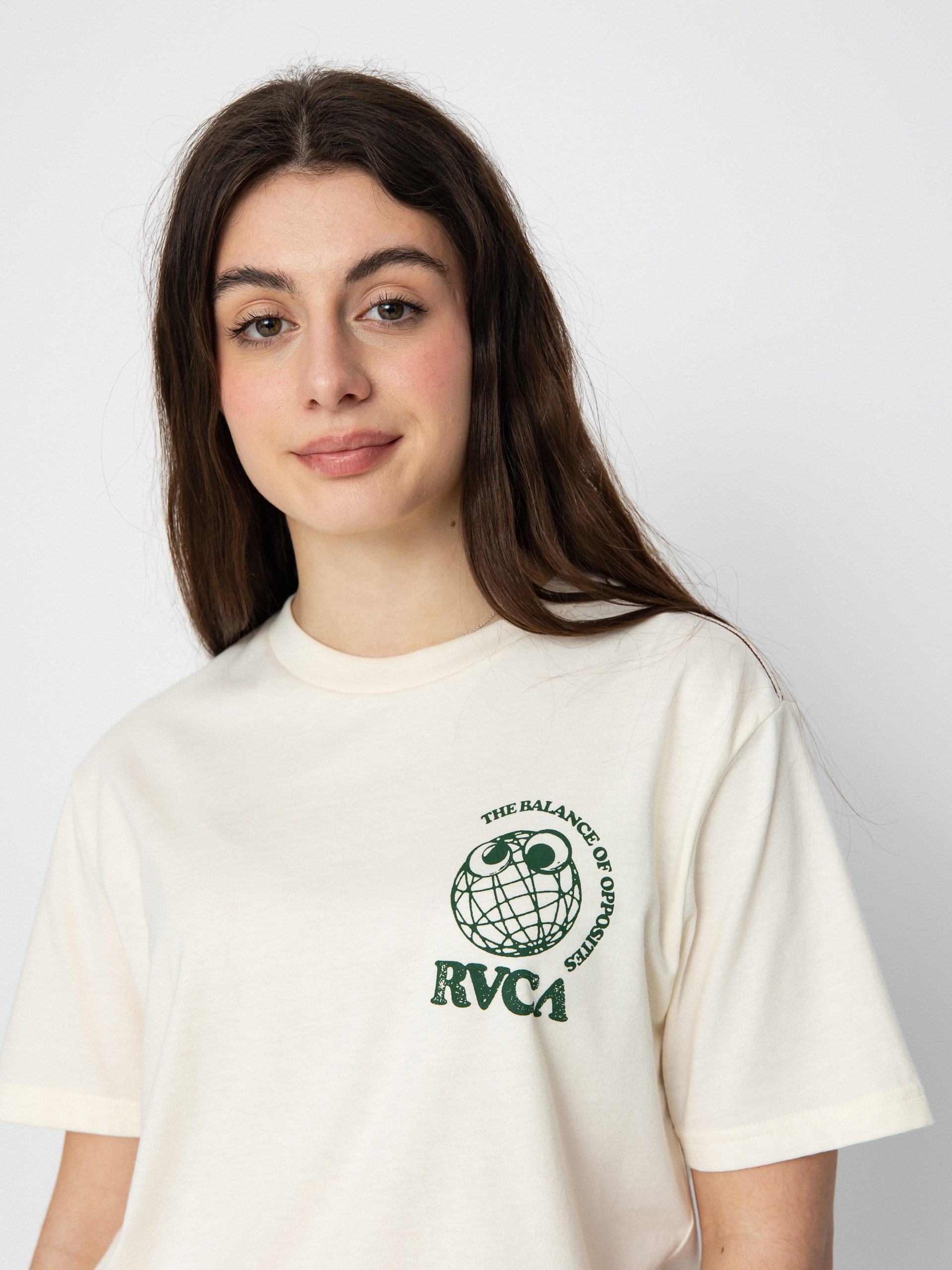 Tricou RVCA Pet Cactus (antique white)