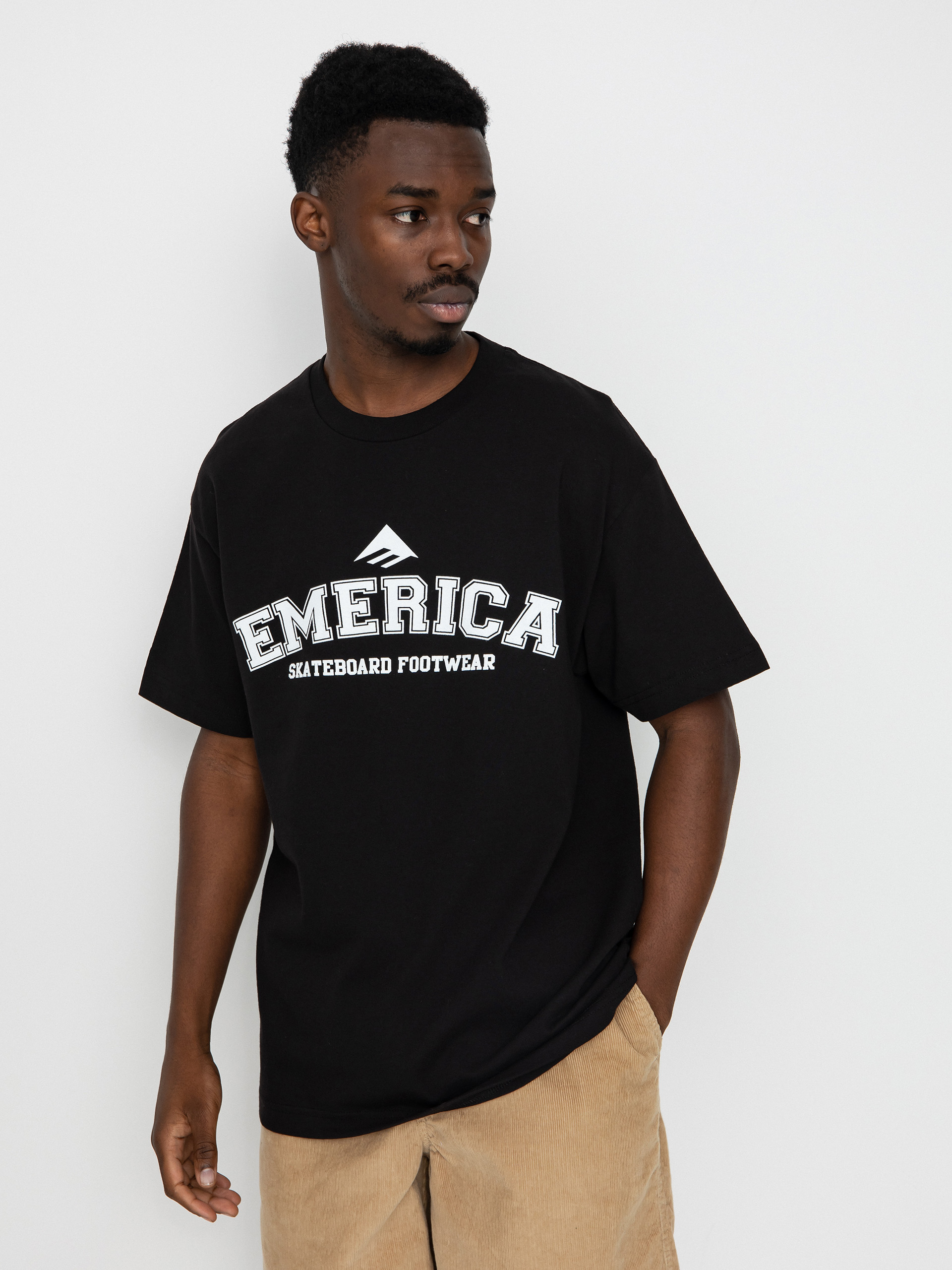 Tricou Emerica Collegiate (black)