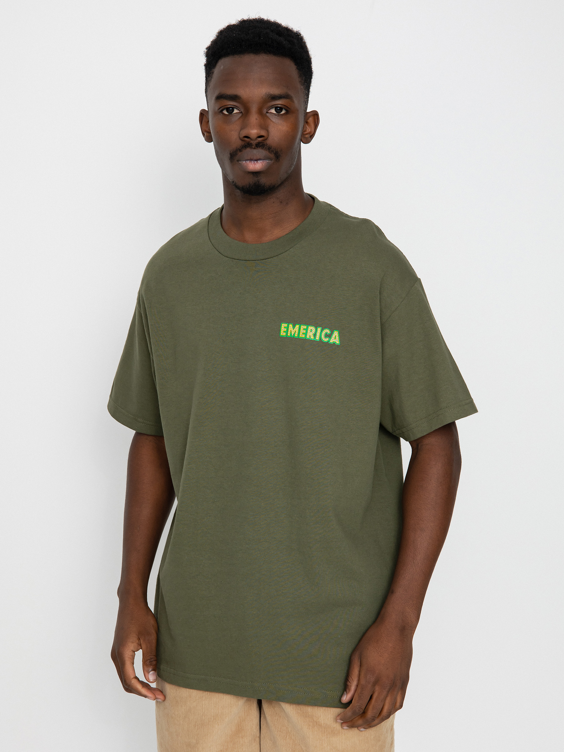 Tricou Emerica Shake Junt Pure Lights (military)