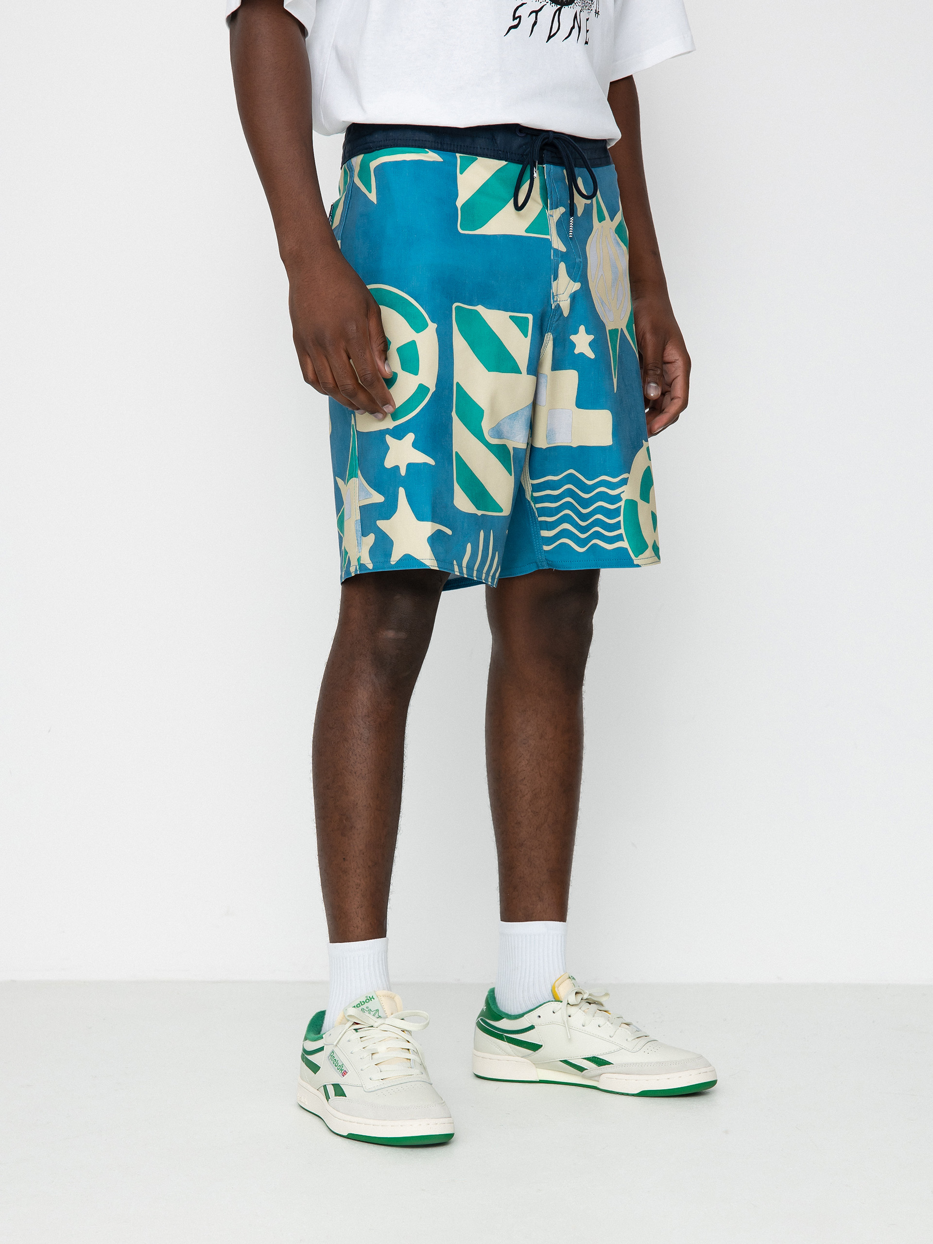 Șort pentru plajă Volcom Geo Stoney 19 (aged indigo)