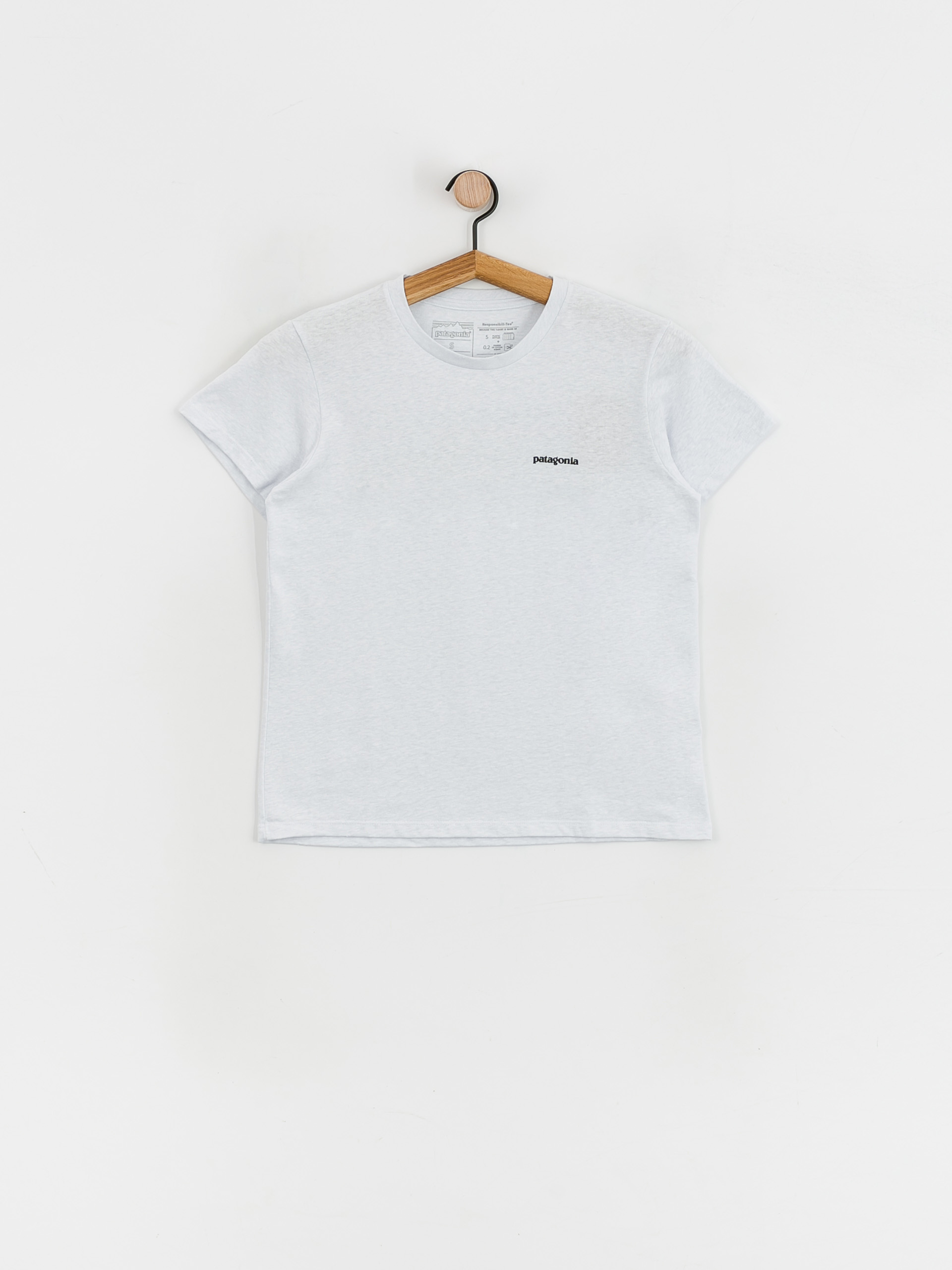 Tricou Patagonia P 6 Logo Responsibili Wmn (white)