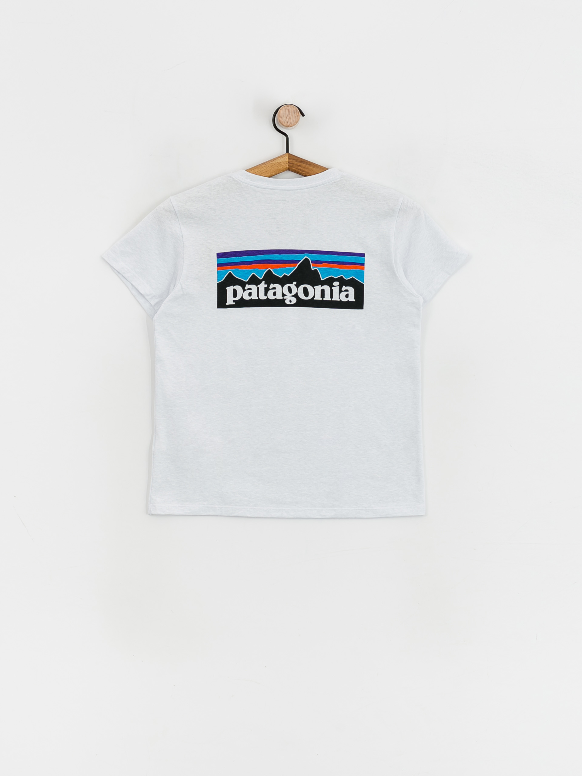 Tricou Patagonia P 6 Logo Responsibili Wmn (white)