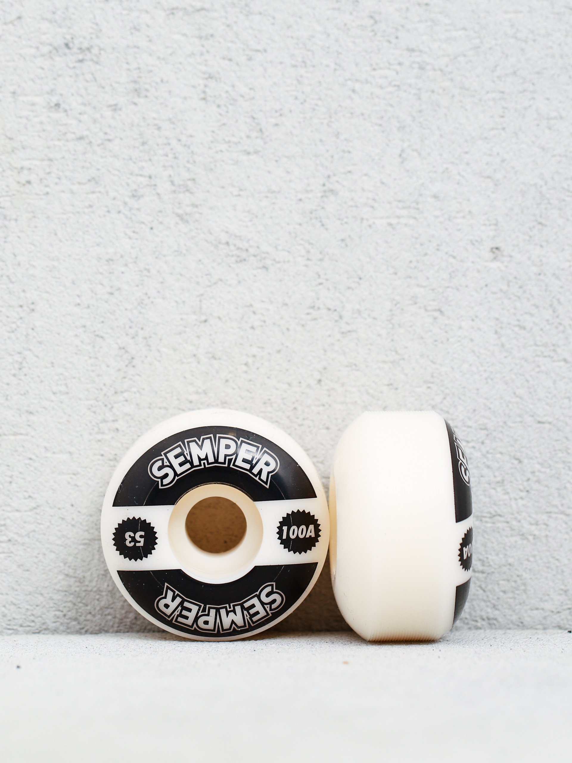 Role Semper Skateboards Classic 100A (white/black)