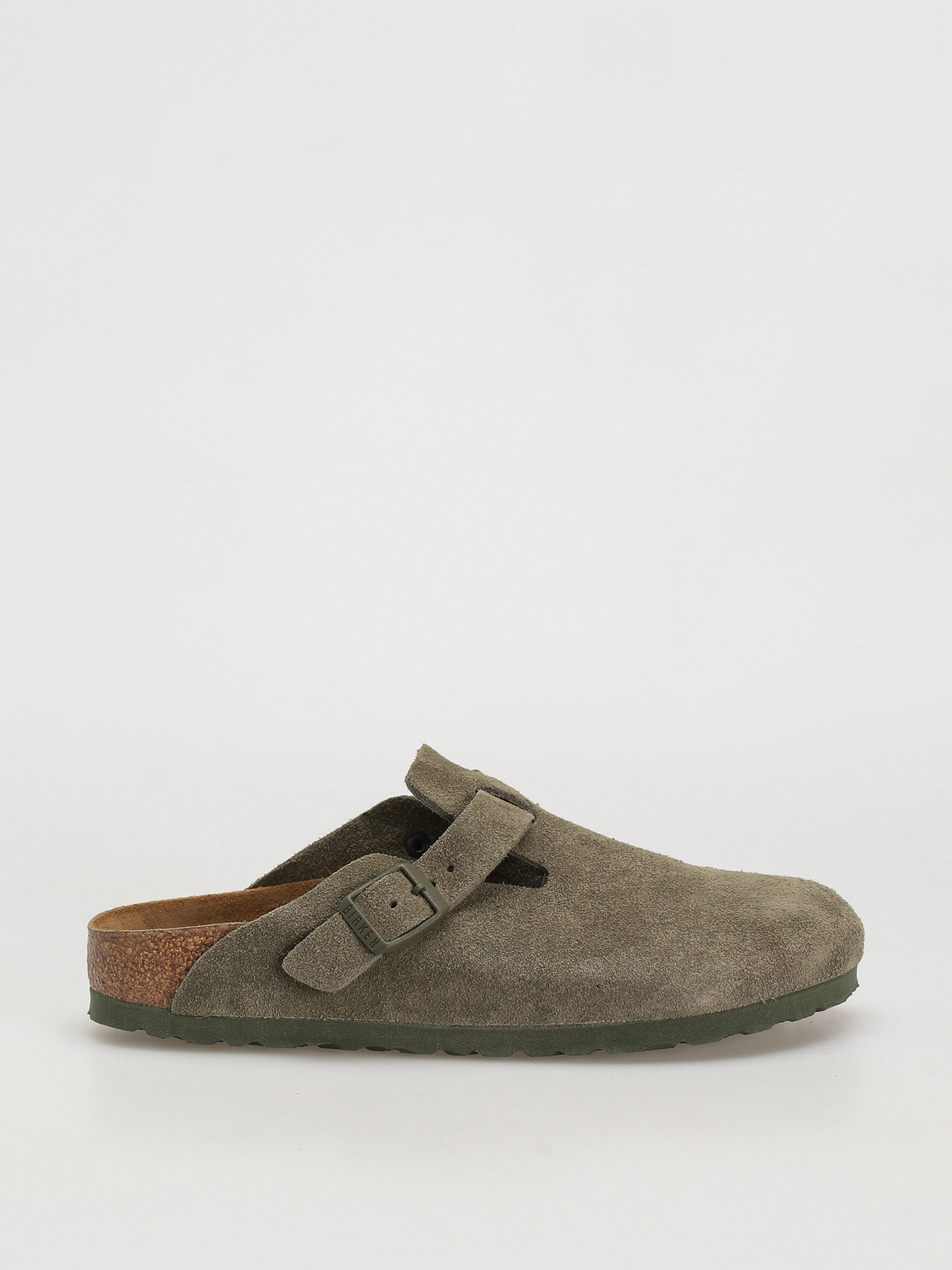 Șlapi Birkenstock Boston Suede Narrow Wmn - maro (mocha)