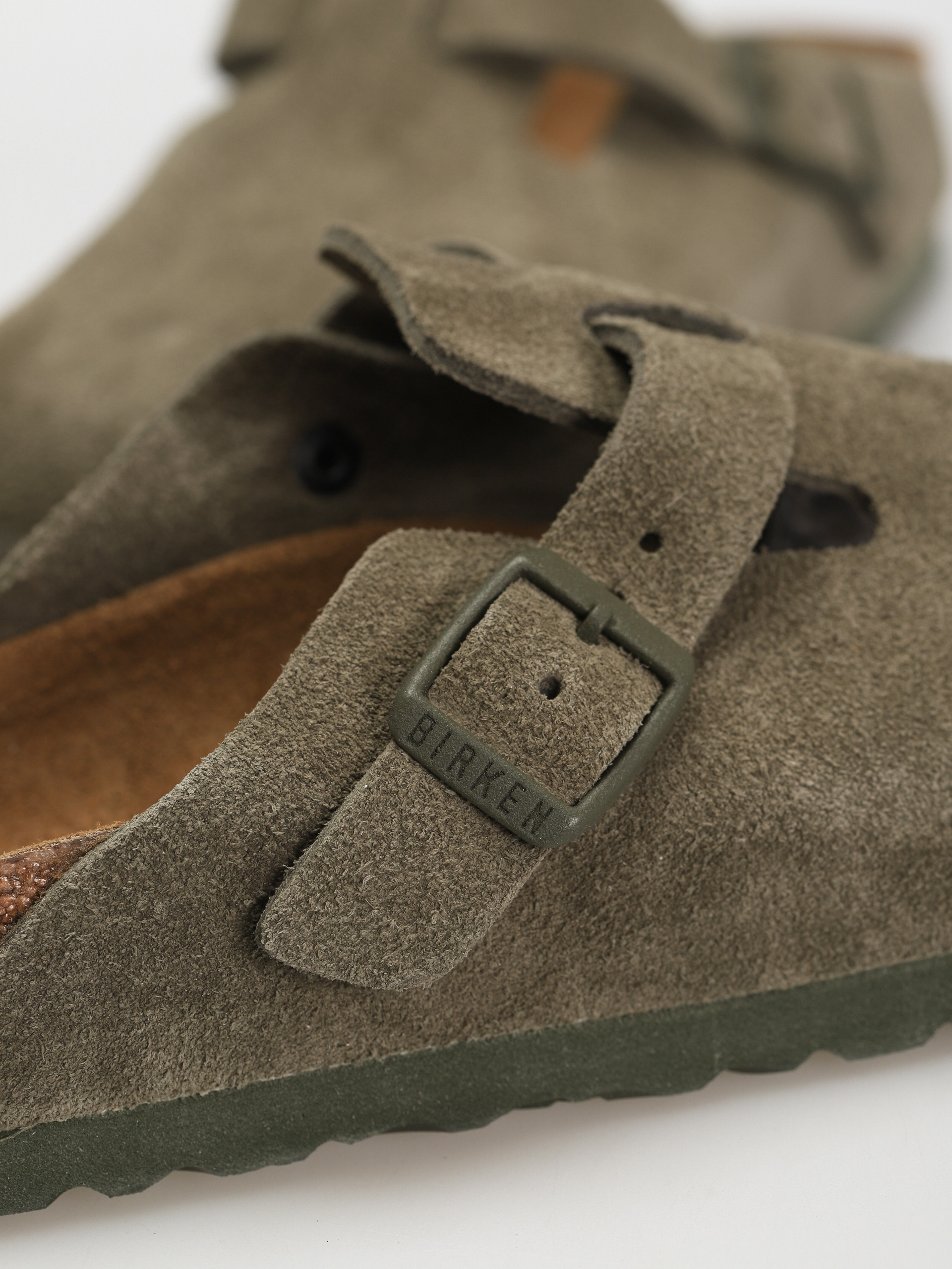 Șlapi Birkenstock Boston Suede Narrow Wmn (modern suede thyme)