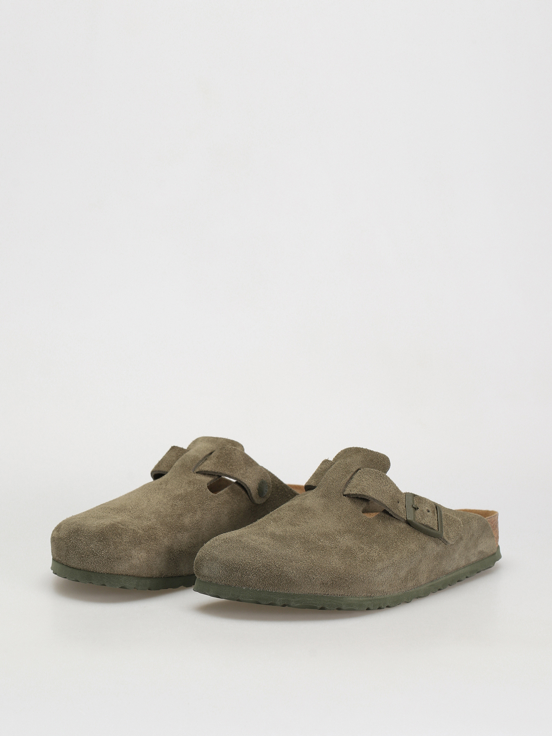 Șlapi Birkenstock Boston Suede Regular (modern suede thyme)