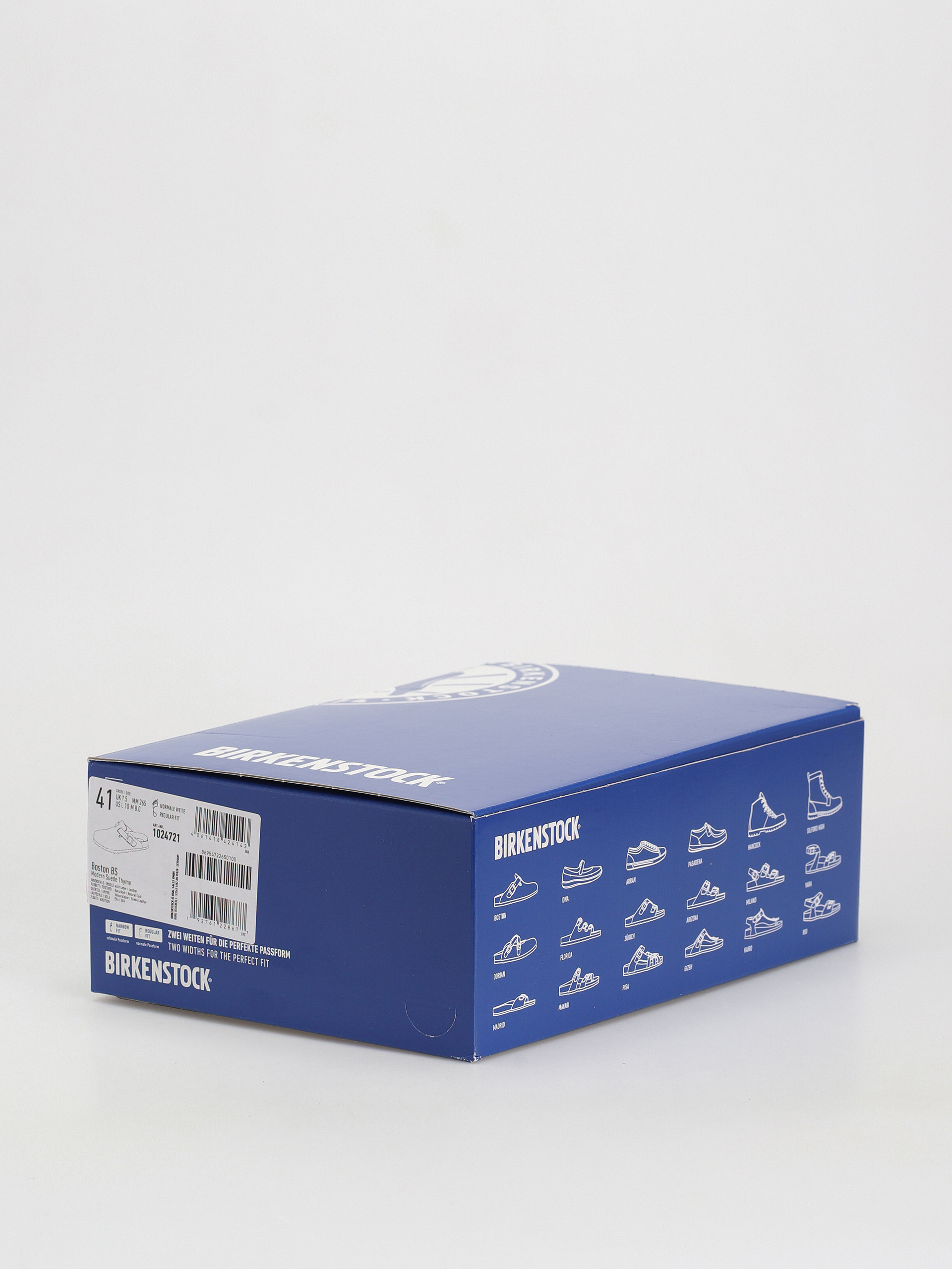 Șlapi Birkenstock Boston Suede Regular (modern suede thyme)