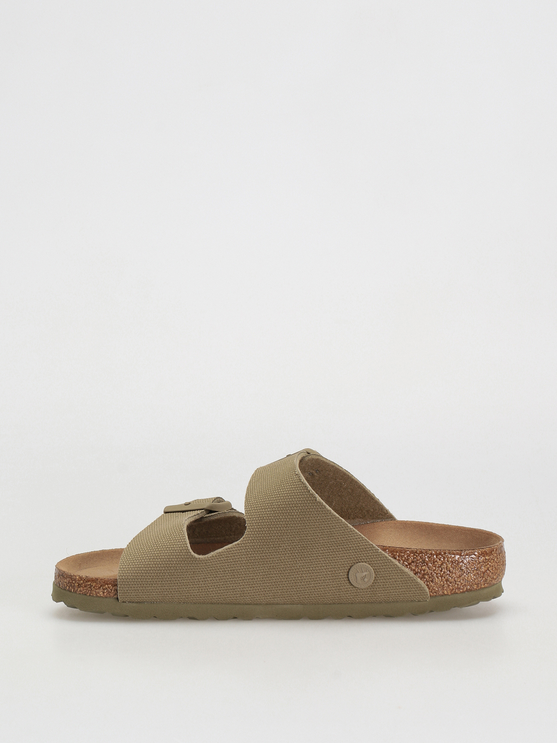 Șlapi Birkenstock Arizona Canvas Vegan Narrow Wmn (faded khaki)