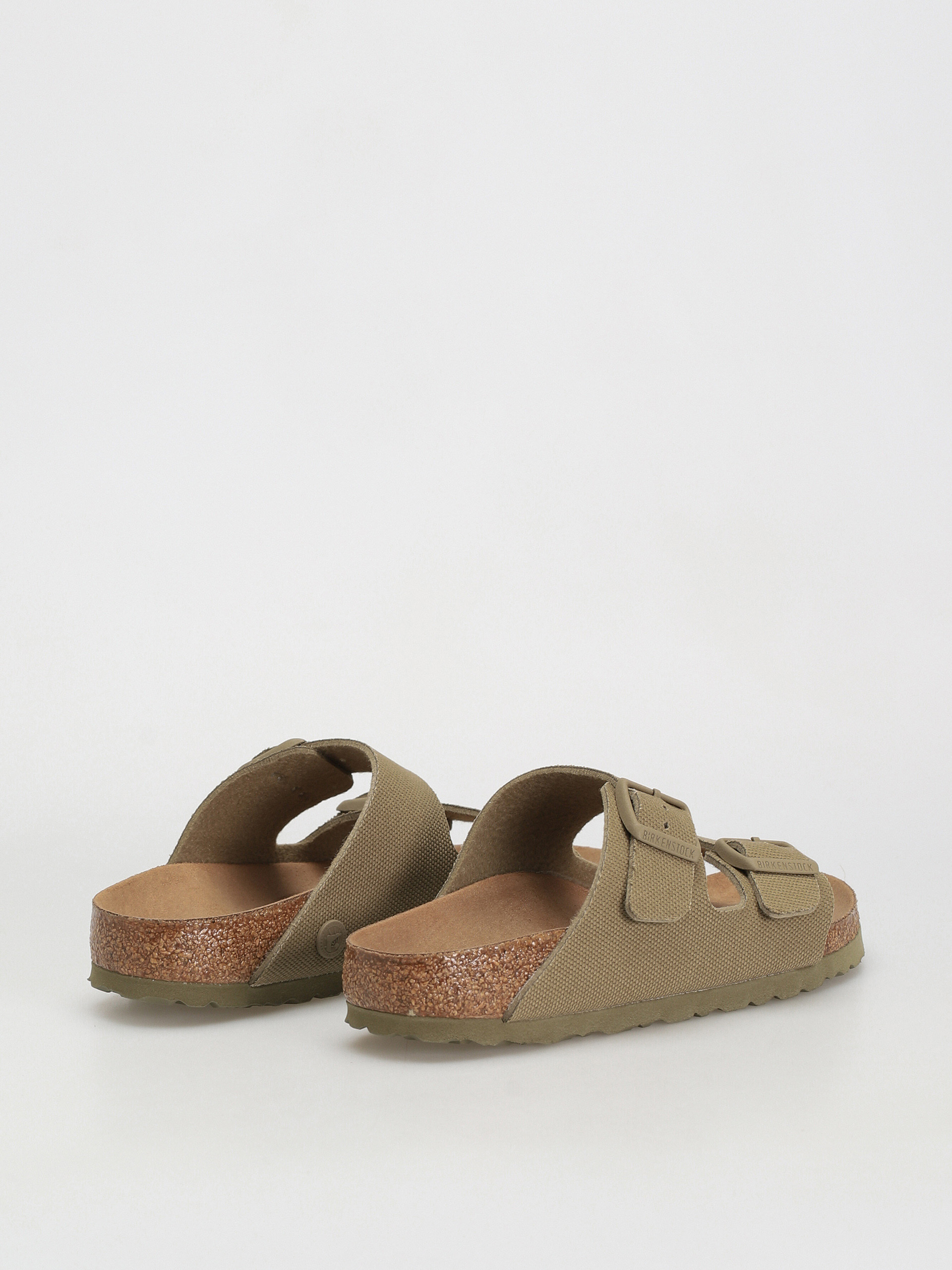 Șlapi Birkenstock Arizona Canvas Vegan Narrow Wmn (faded khaki)