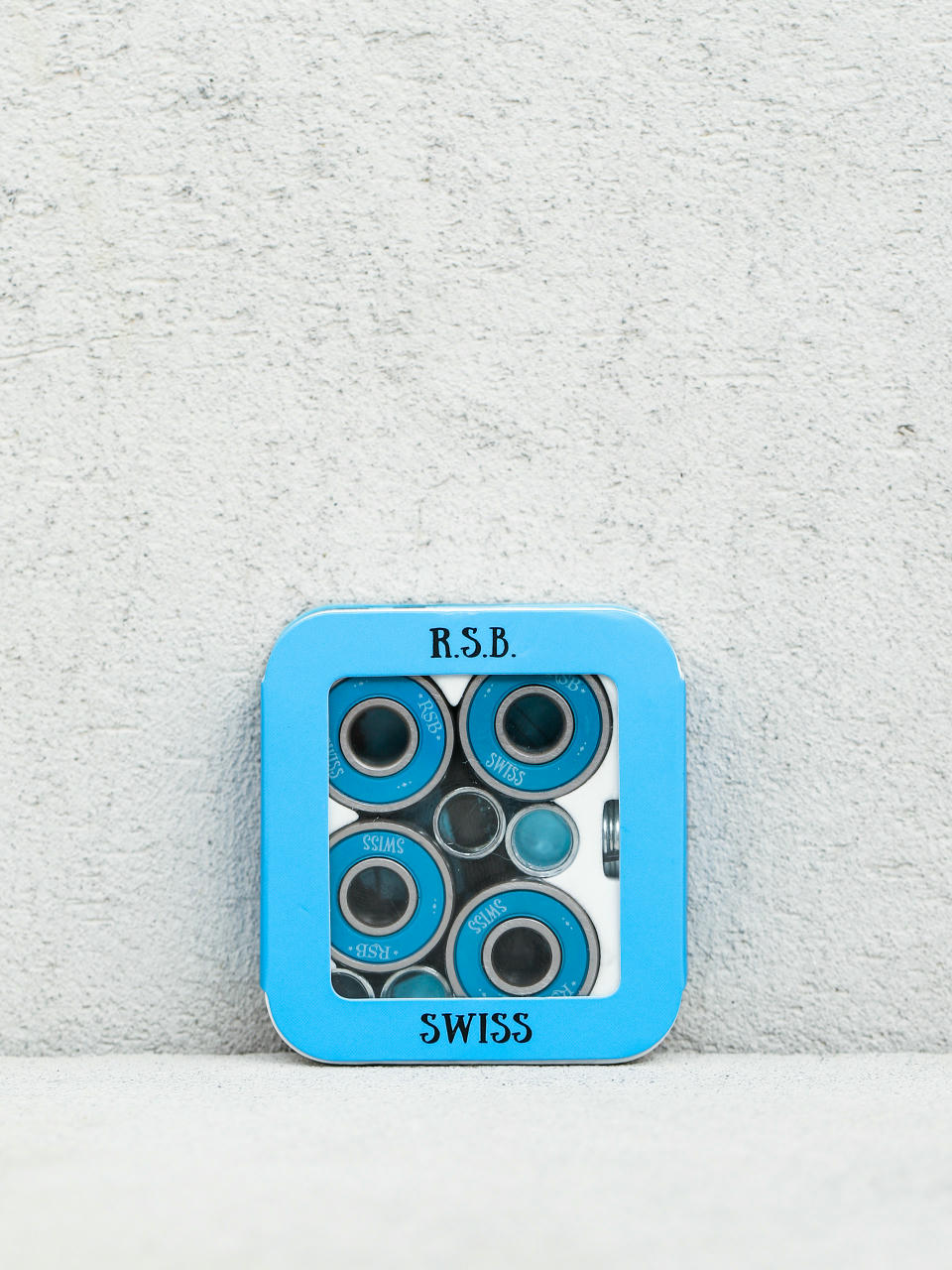 Rulmenți Rock Star Bearings 8 Pack Metal Swiss Bearings (silver/blue)