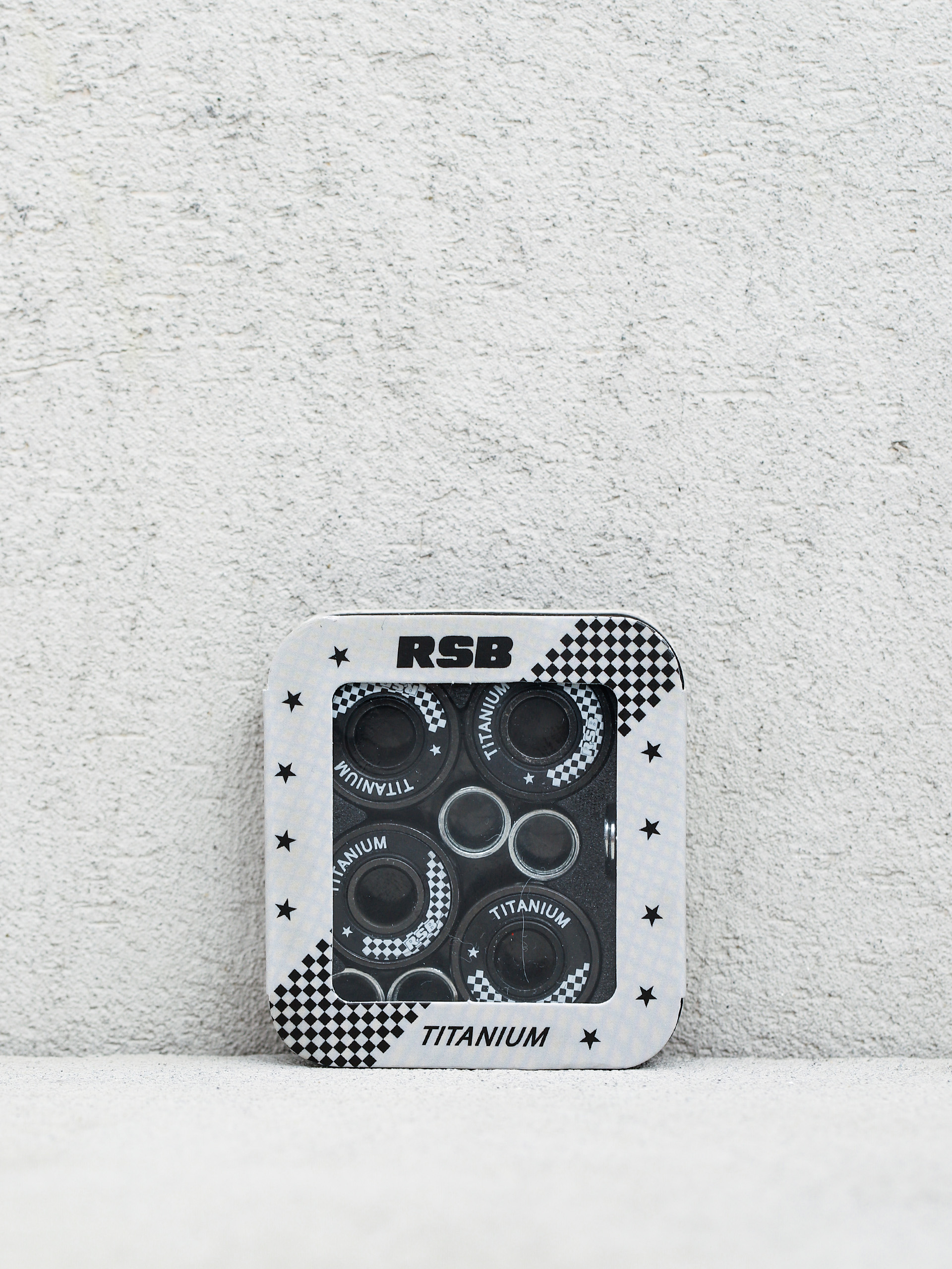 Rulmenți Rock Star Bearings 8 Pack Titanium Bearings (black)