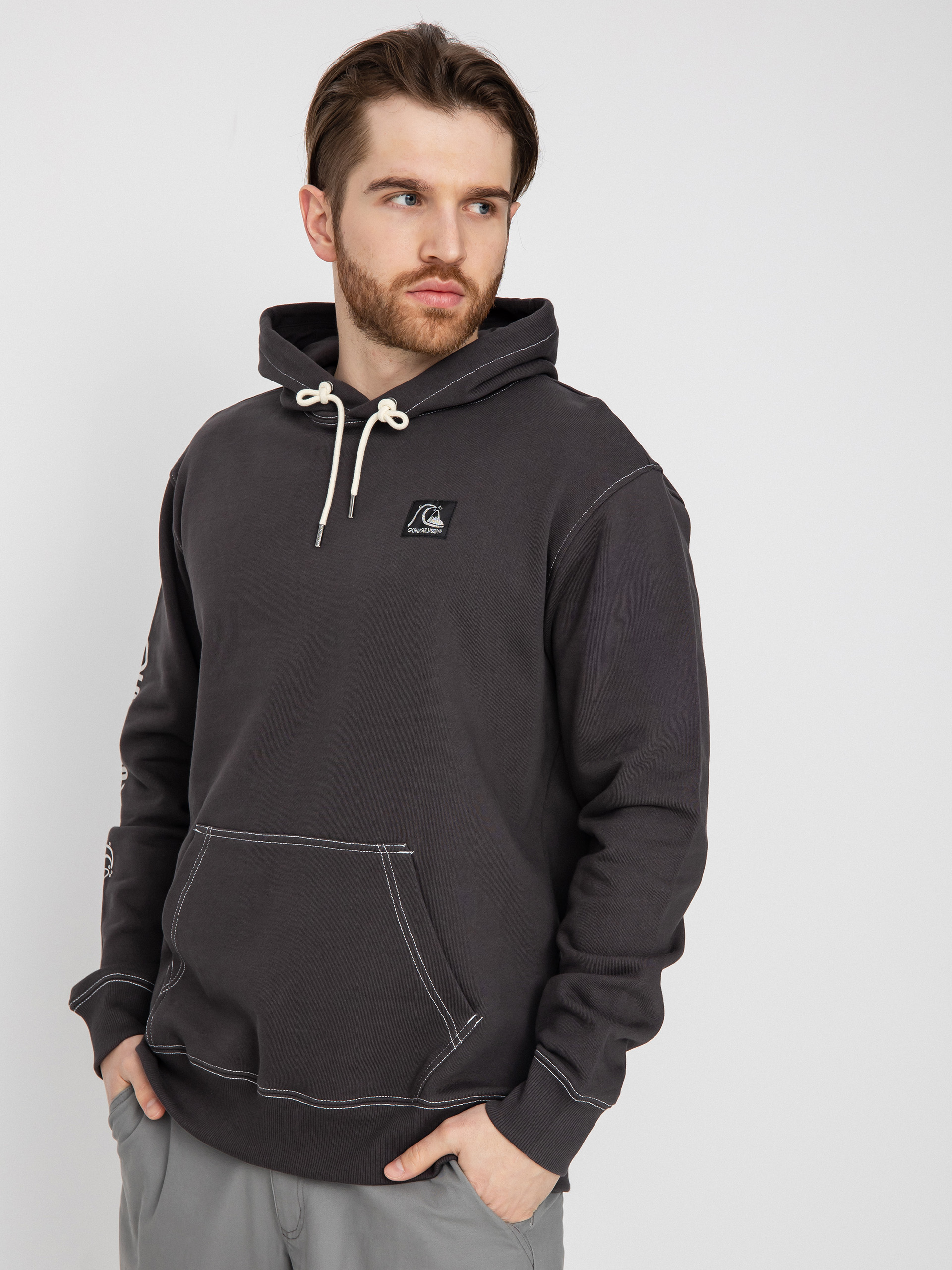 Hanorac cu glugă Quiksilver The Original HD (black)