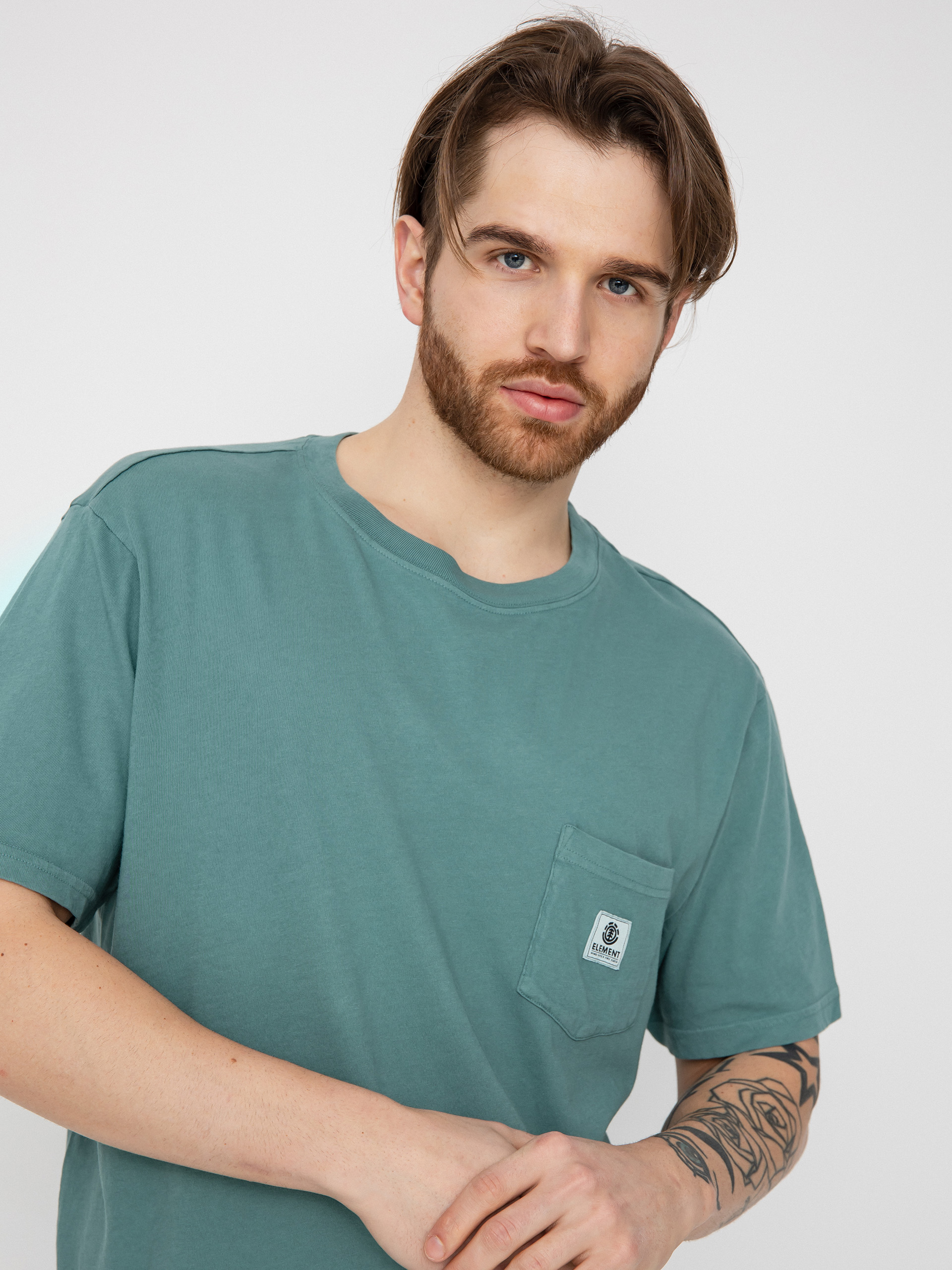 Tricou Element Basic Pocket Pigment (north atlantic)