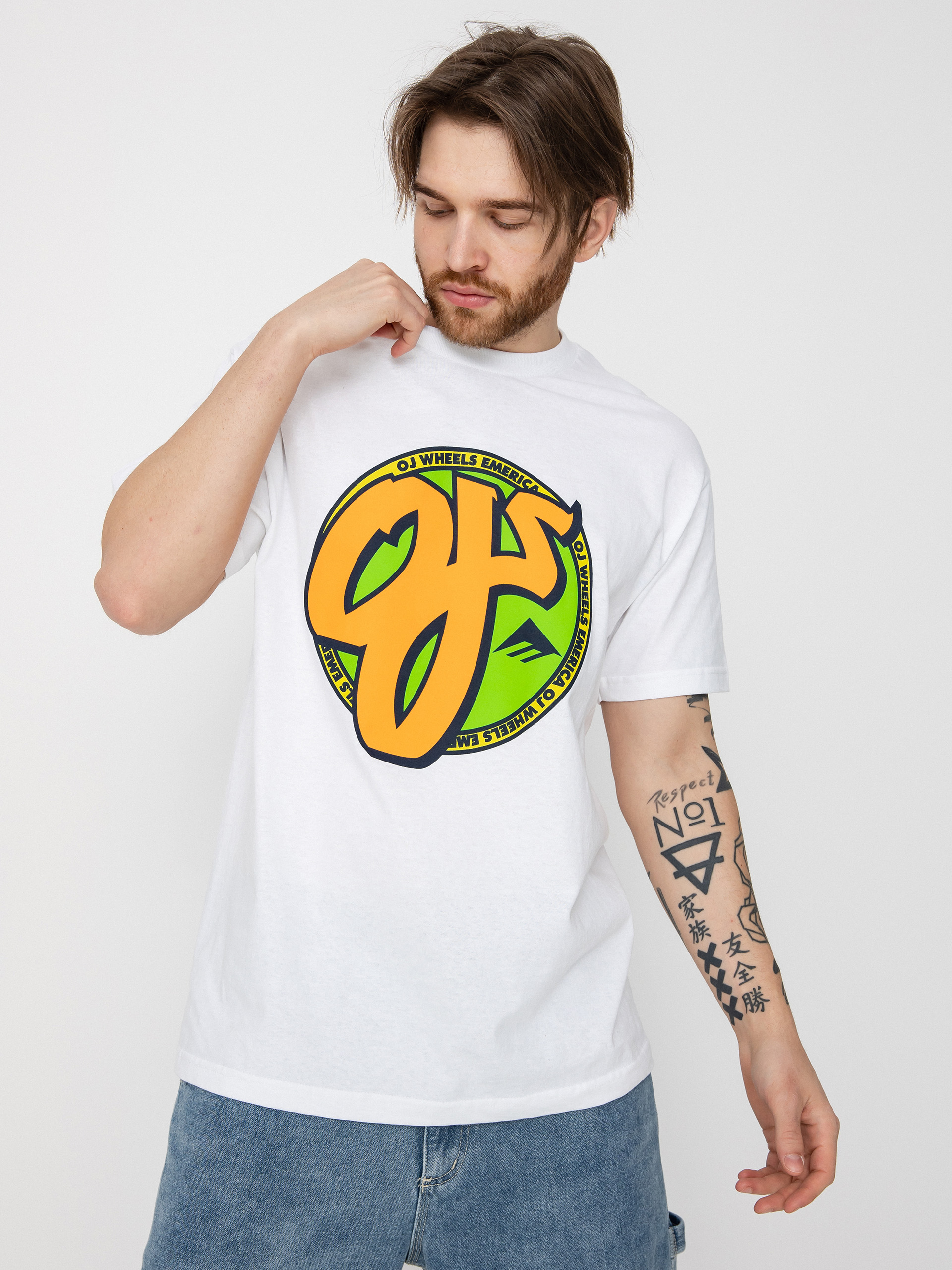Tricou Emerica Oj Circle (white)