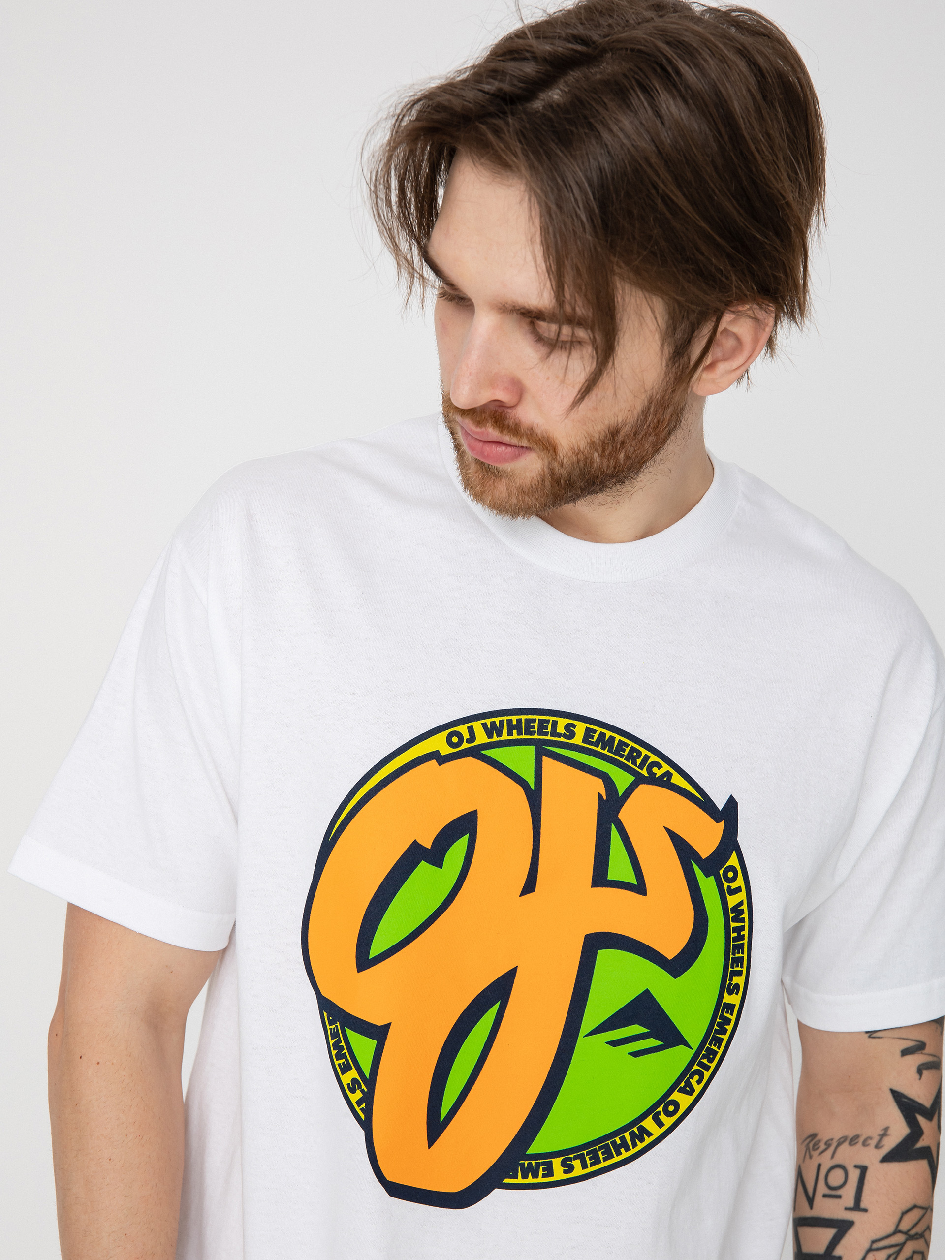 Tricou Emerica Oj Circle (white)