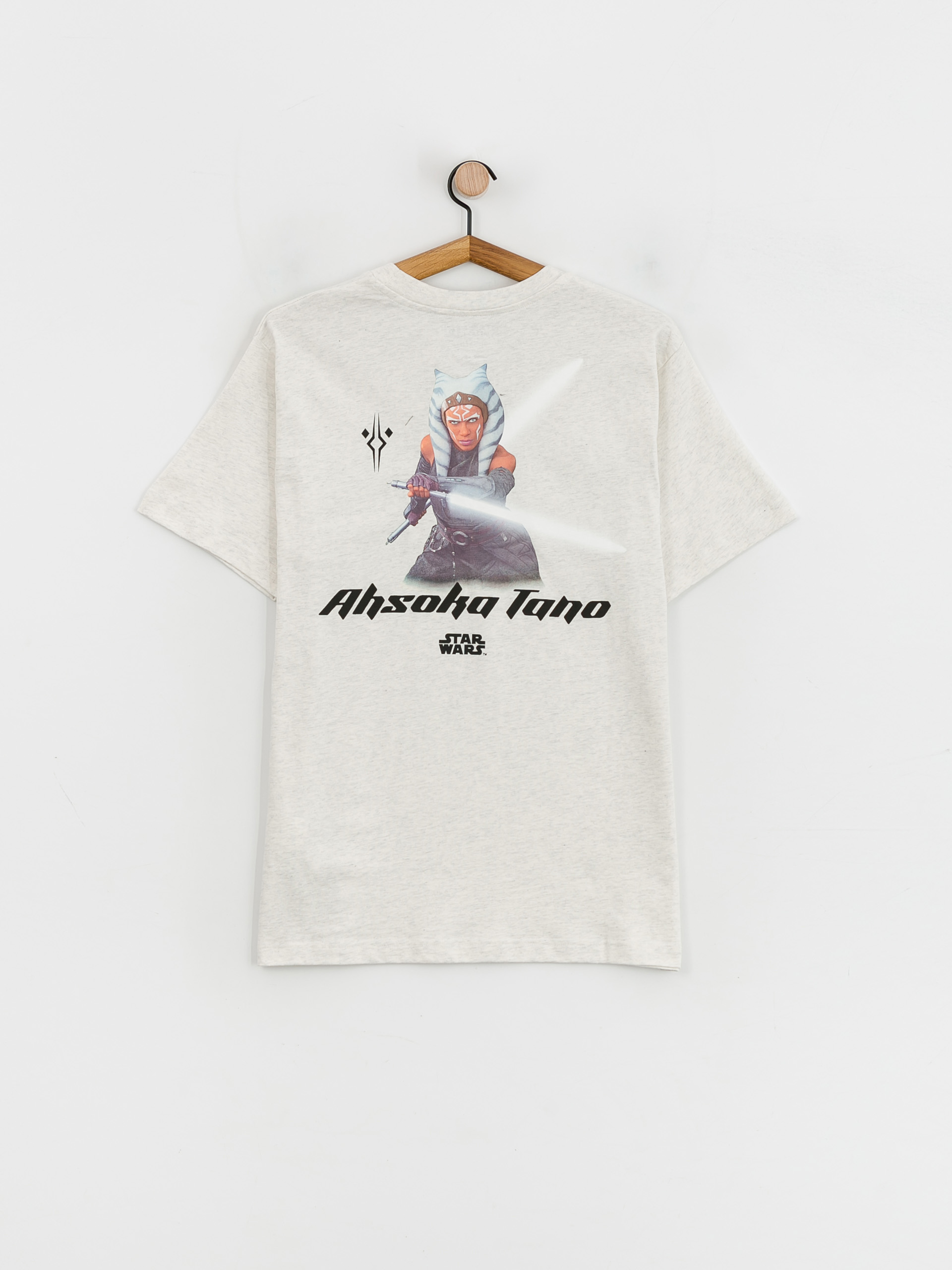 Tricou DC X Star Wars Ahsoka (snow heather)