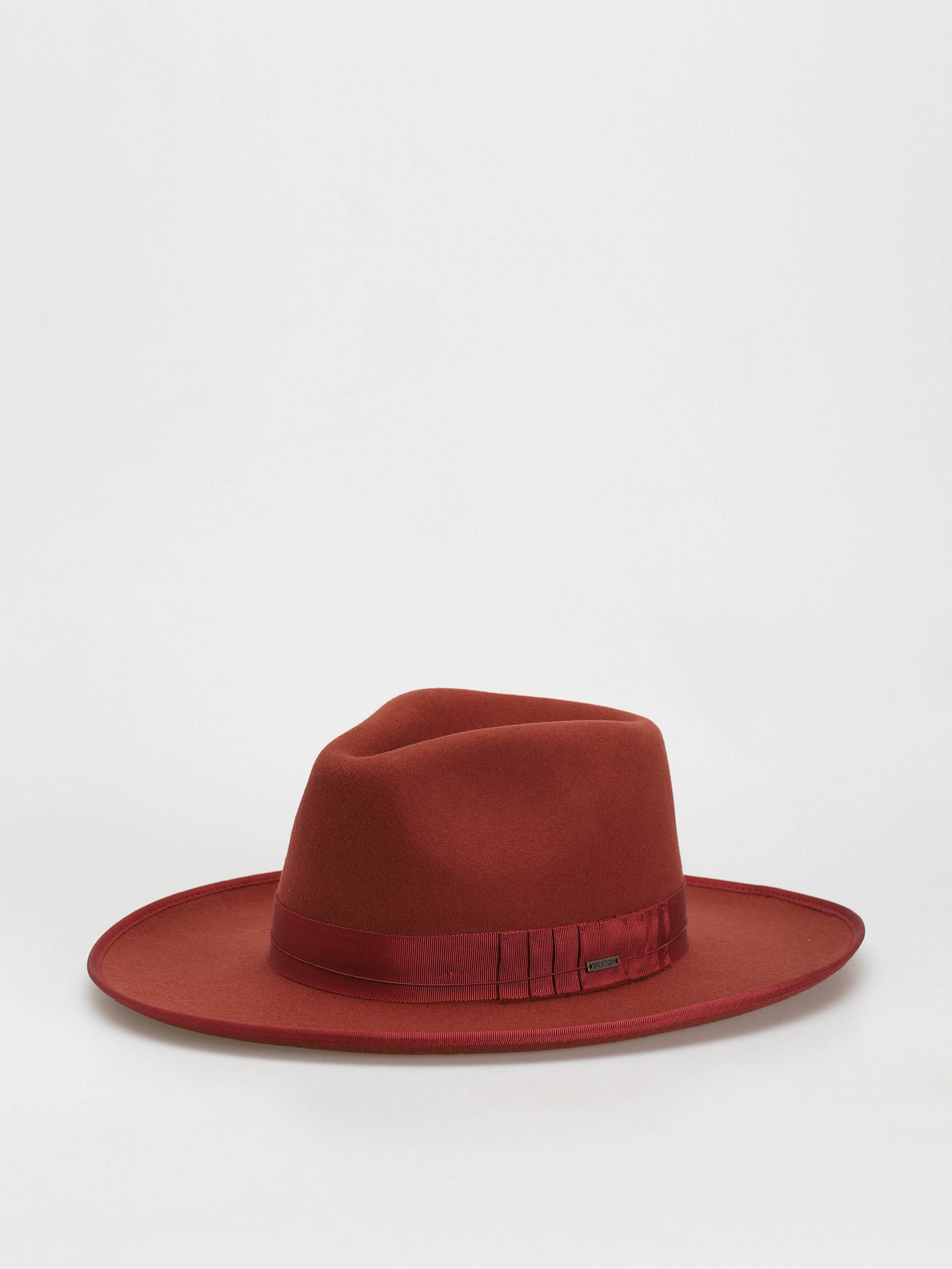 Pălărie Brixton Reno Fedora (burnt henna)